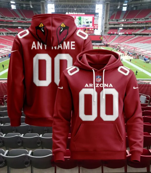 Arizona Cardinals Pullover Custom Hoodie - All Stitched