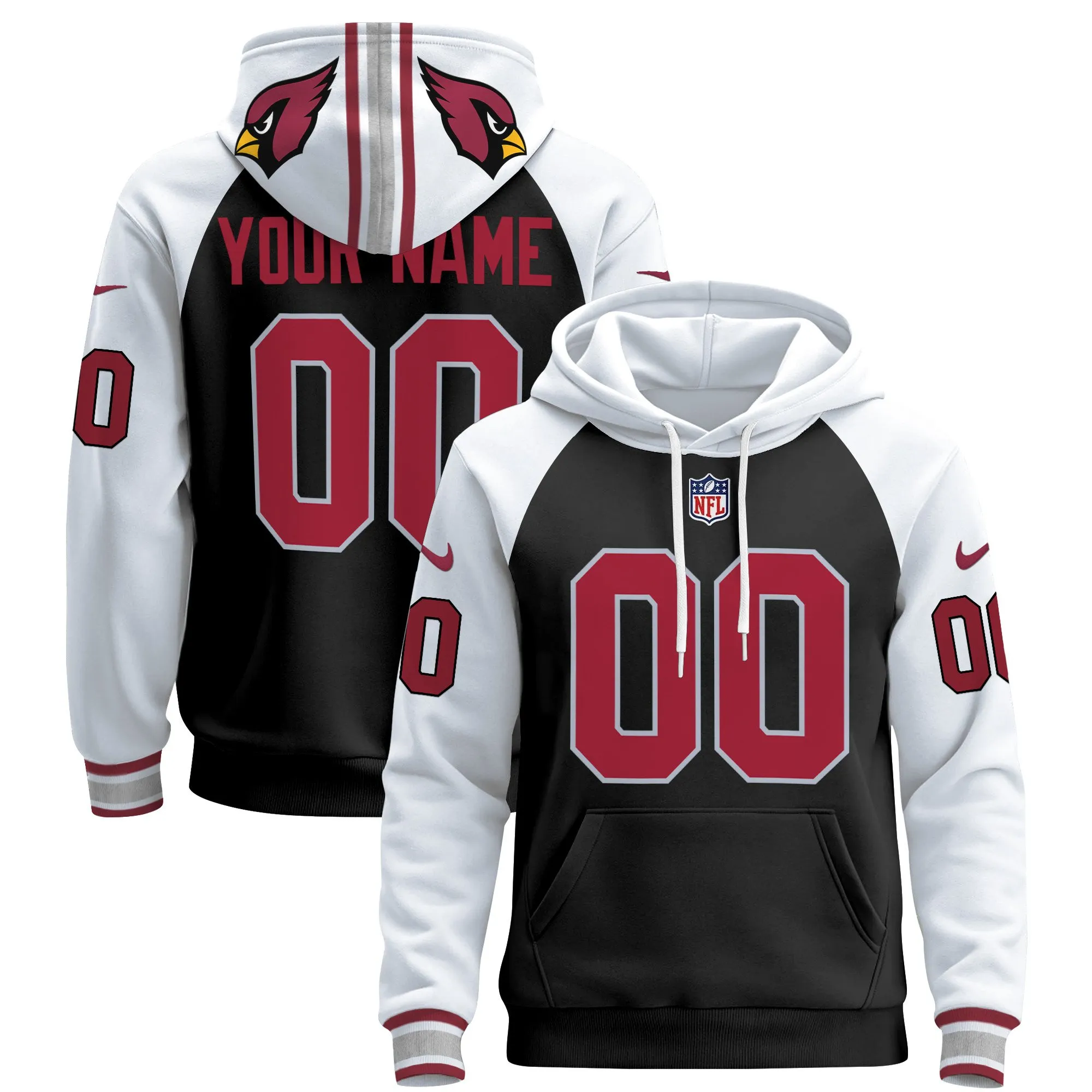 Arizona Cardinals 2024 Custom Pullover Hoodie - All Stitched