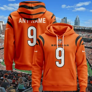 Cincinnati Bengals Pullover Custom Hoodie - All Stitched