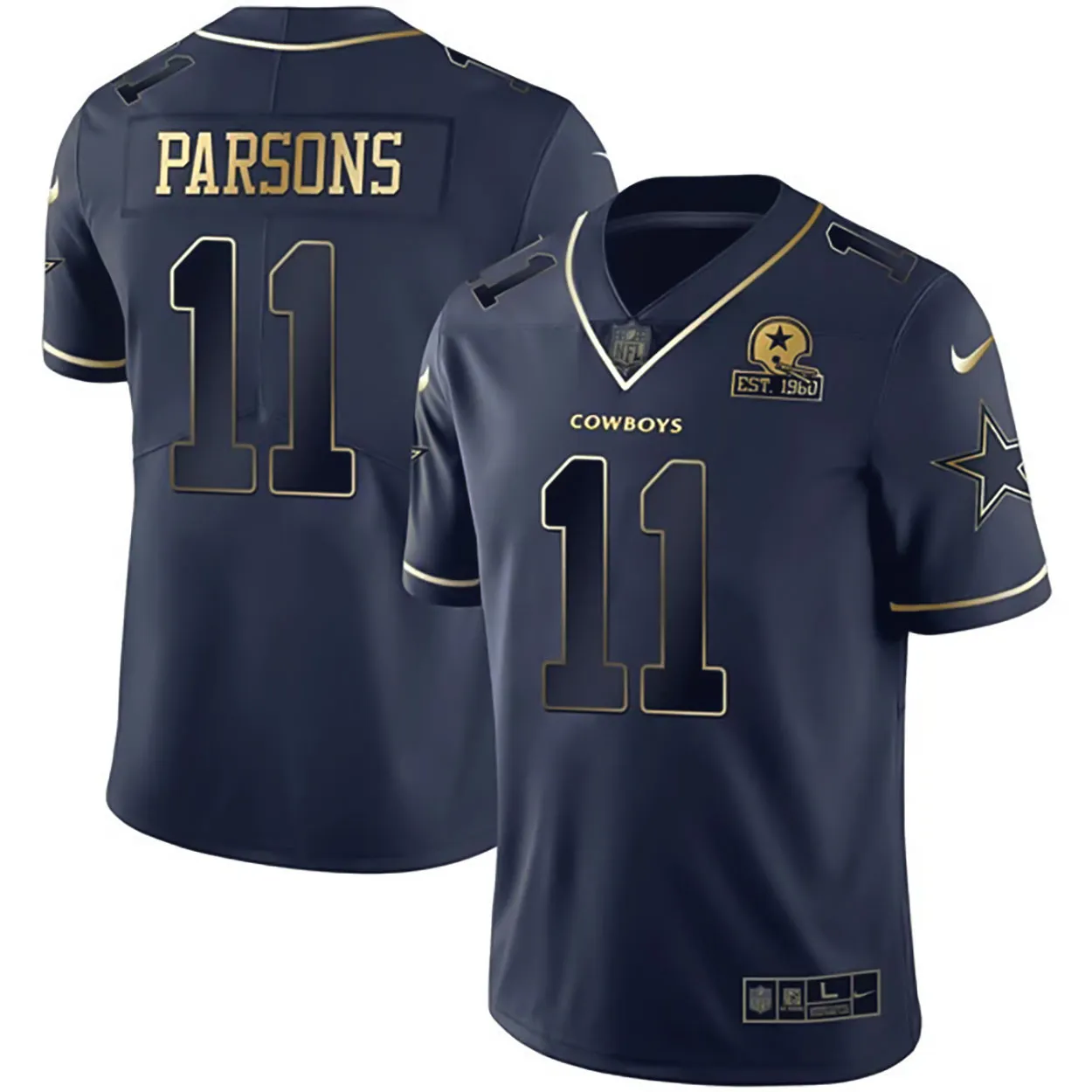 Cowboys Navy Gold Collection - All Stitched