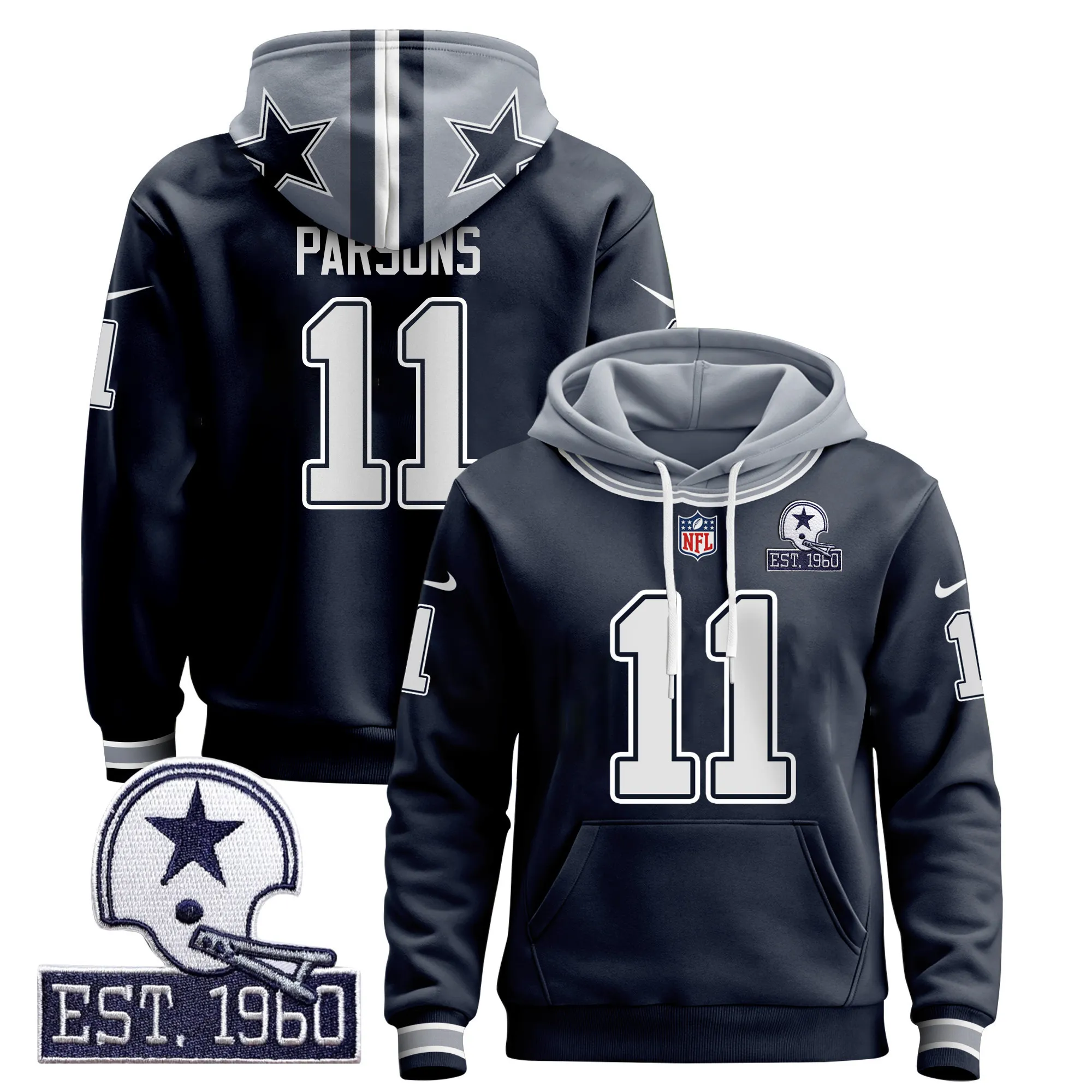 Dallas Cowboys 2024 Pullover Hoodie - All Stitched