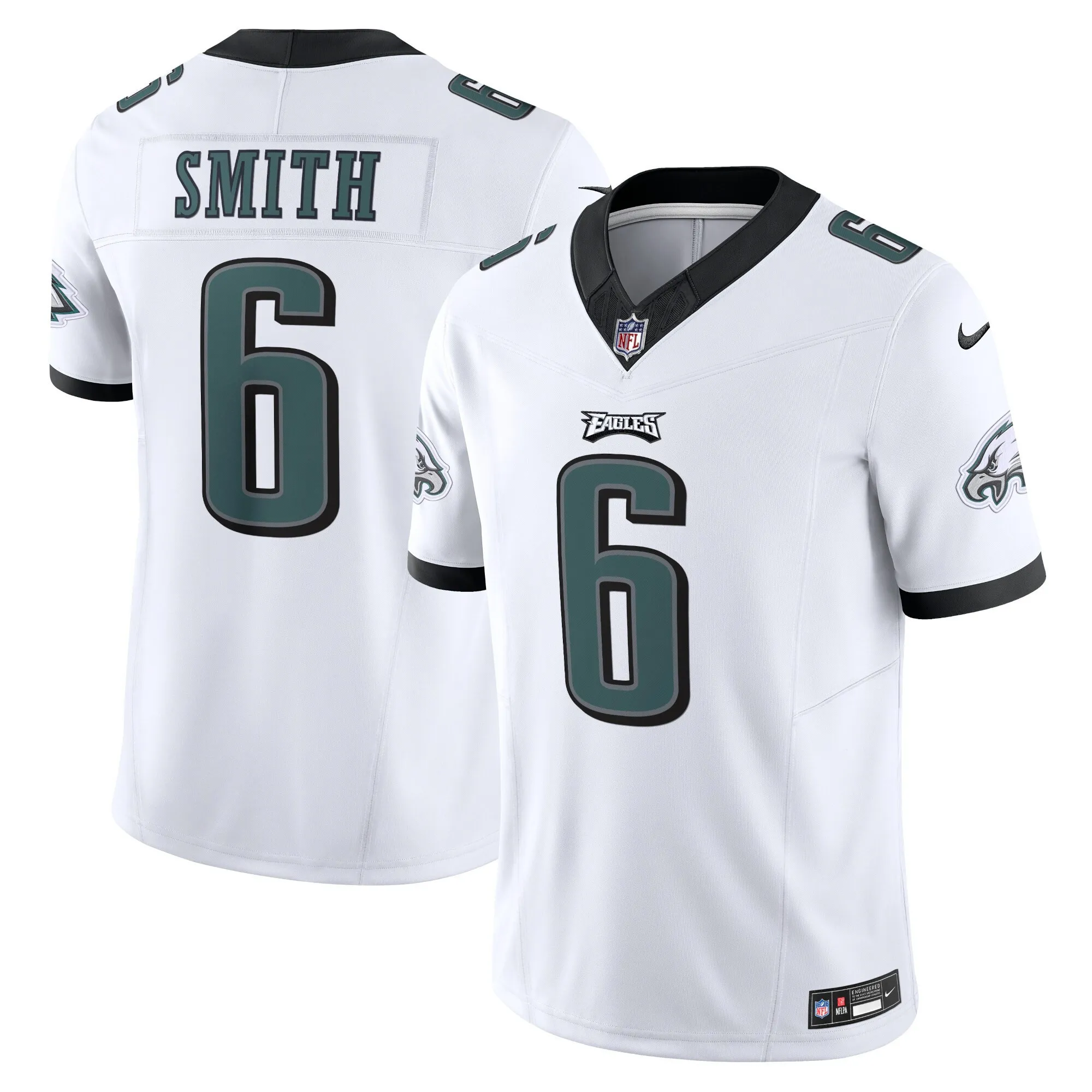 DeVonta Smith Philadelphia Eagles White Vapor F.U.S.E. Limited Jersey - All Stitched