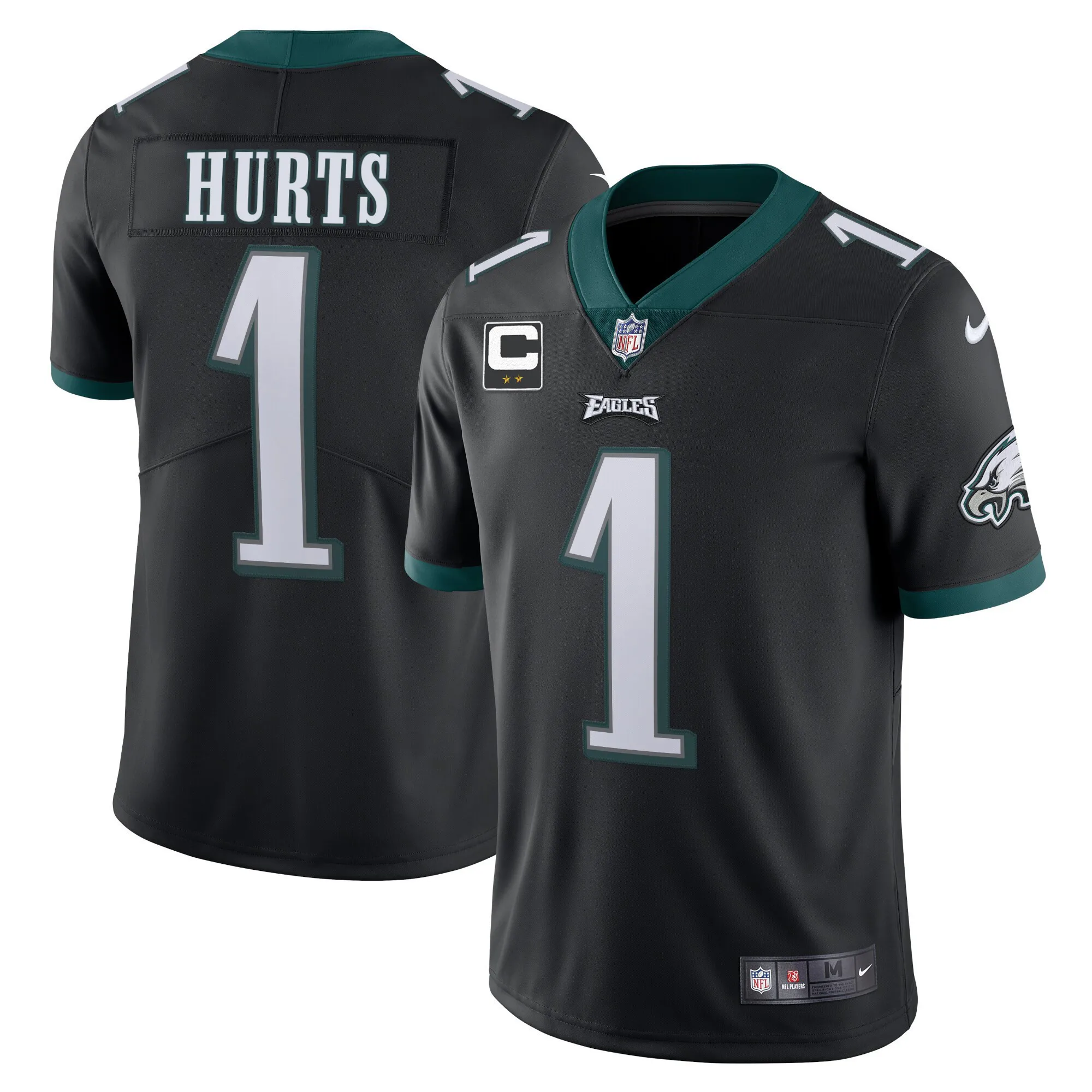 Eagles Vapor Black - All Stitched