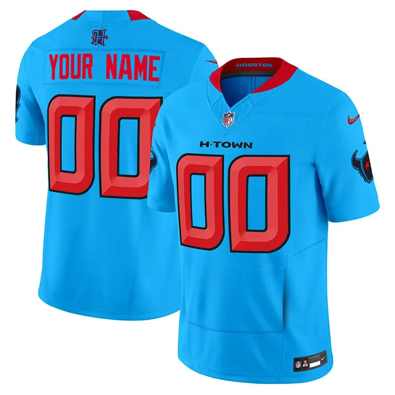 Houston Texans 2024 Vapor Hand Warmer Custom Jersey V2 - All Stitched