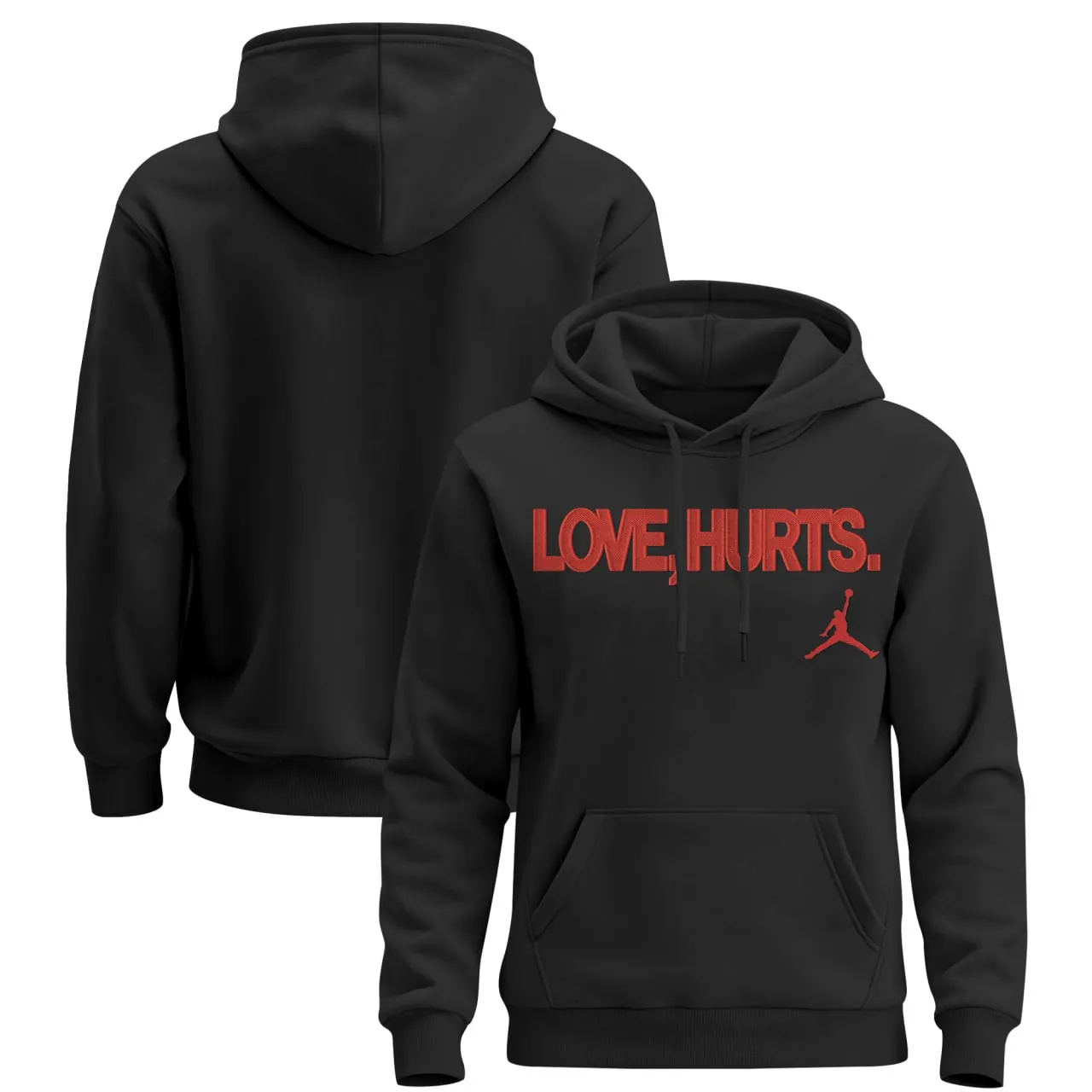 Jalen Hurts - Love Hurts Pullover Hoodie - All Stitched