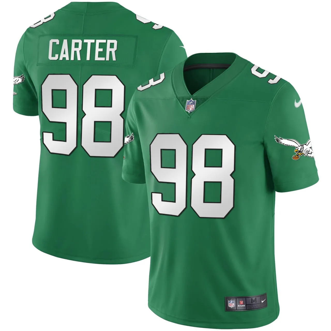 Jaylen Carter Kelly Green Jesey - All Stitched