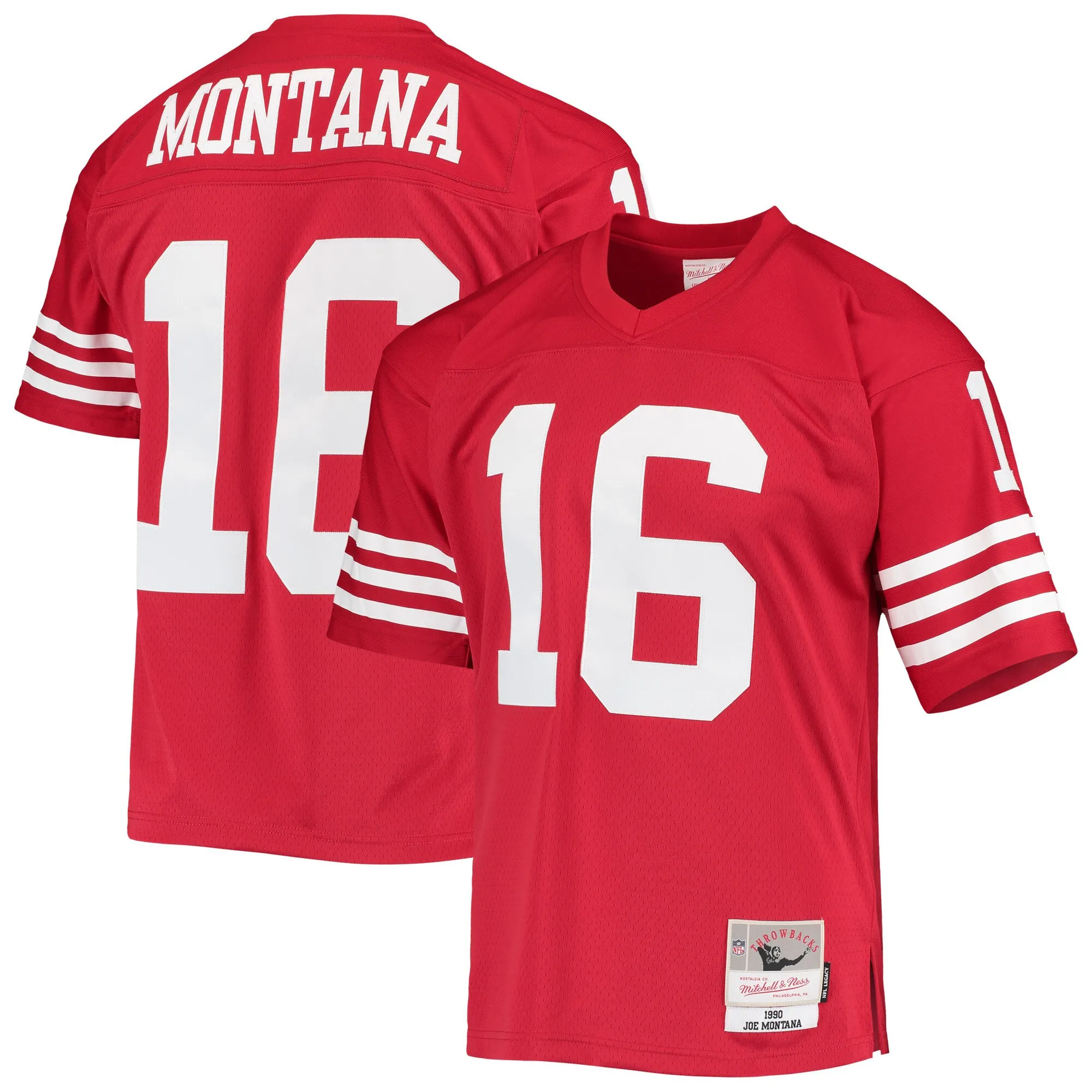 Joe Montana 49ers Mitchell & Ness Legacy Jersey - All Stitched