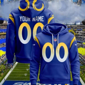 Los Angeles Rams Pullover Custom Hoodie - All Stitched