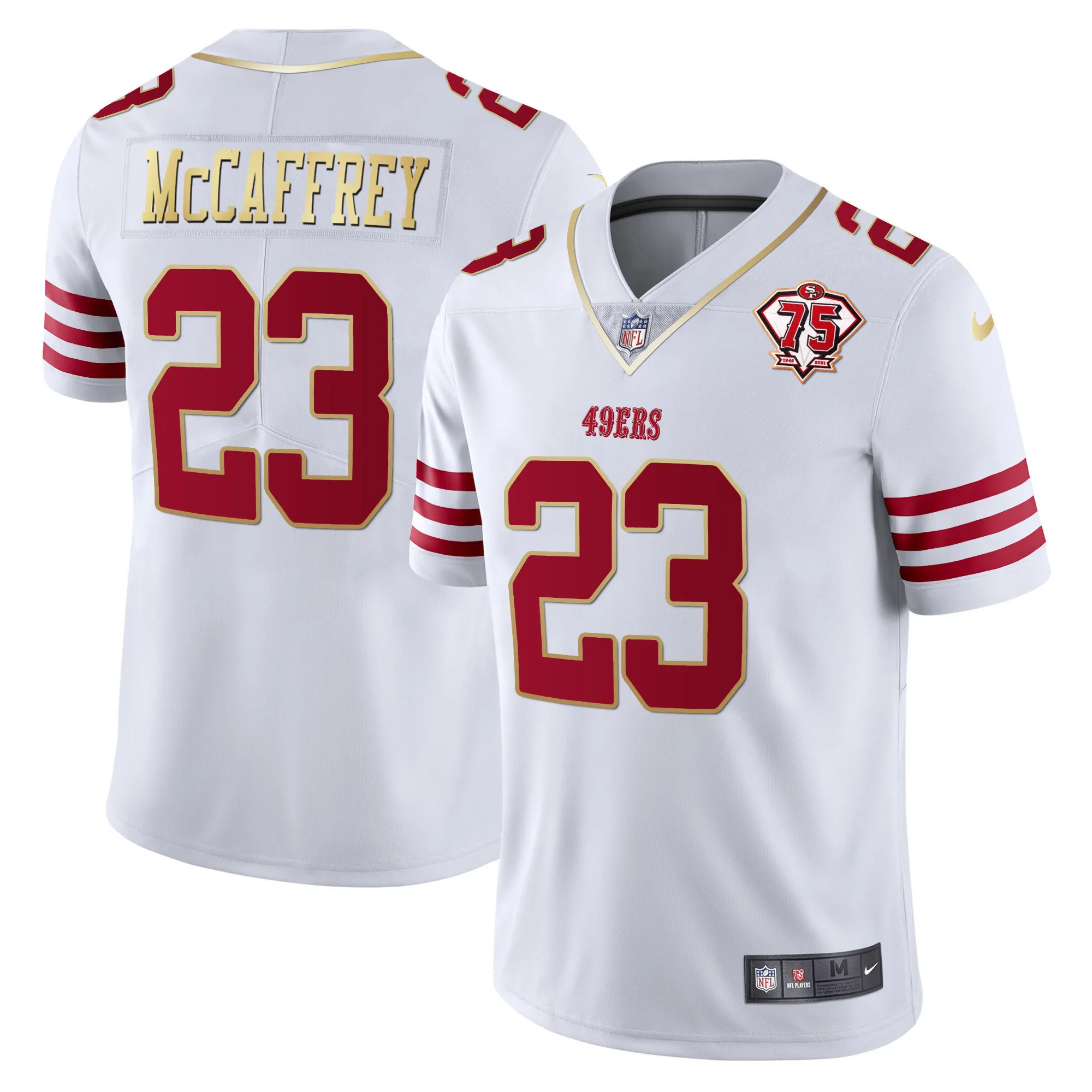 Men's 49ers Vapor Gold Jersey Collection - All Stitched