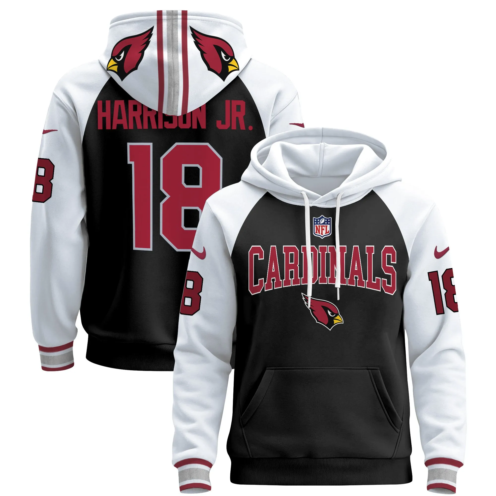 Men's Arizona Cardinals 2024 Pullover Hoodie V2 - All Stitched
