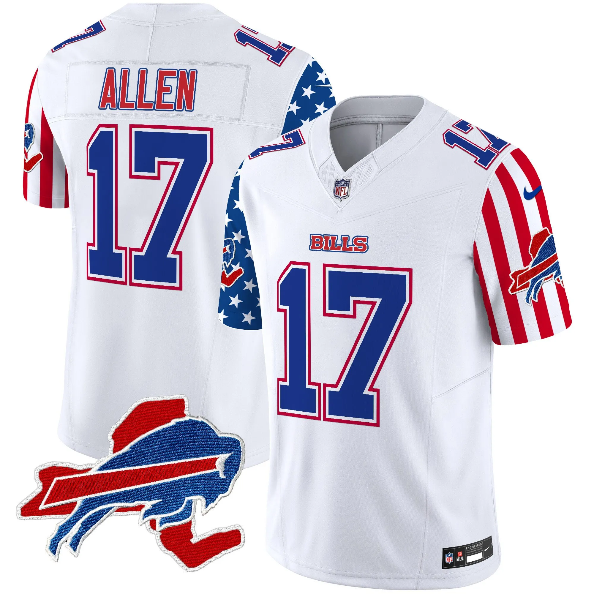 Men's Bills American Style Vapor Limited Jersey - All Stitched