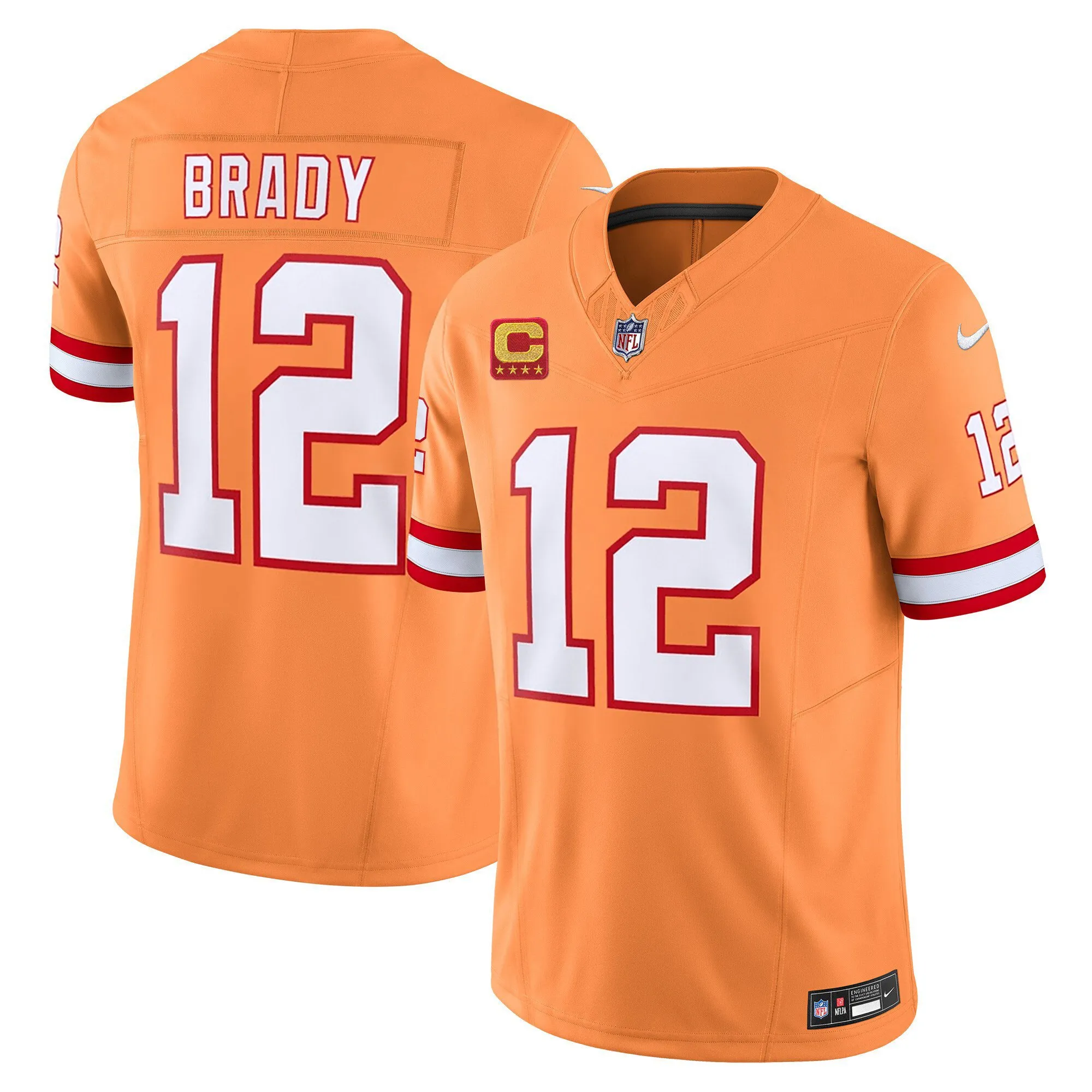 Men's Buccaneers Throwback & Gold Limited Jersey - All Stitched