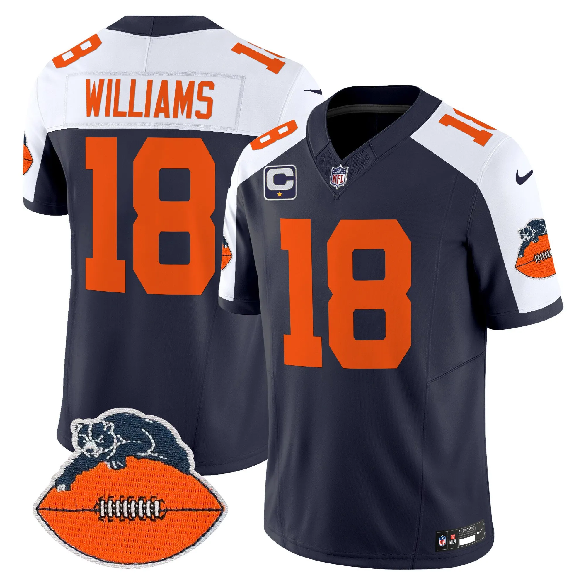 Men's Chicago Bears Throwback Vapor Limited Jersey - All Stitched