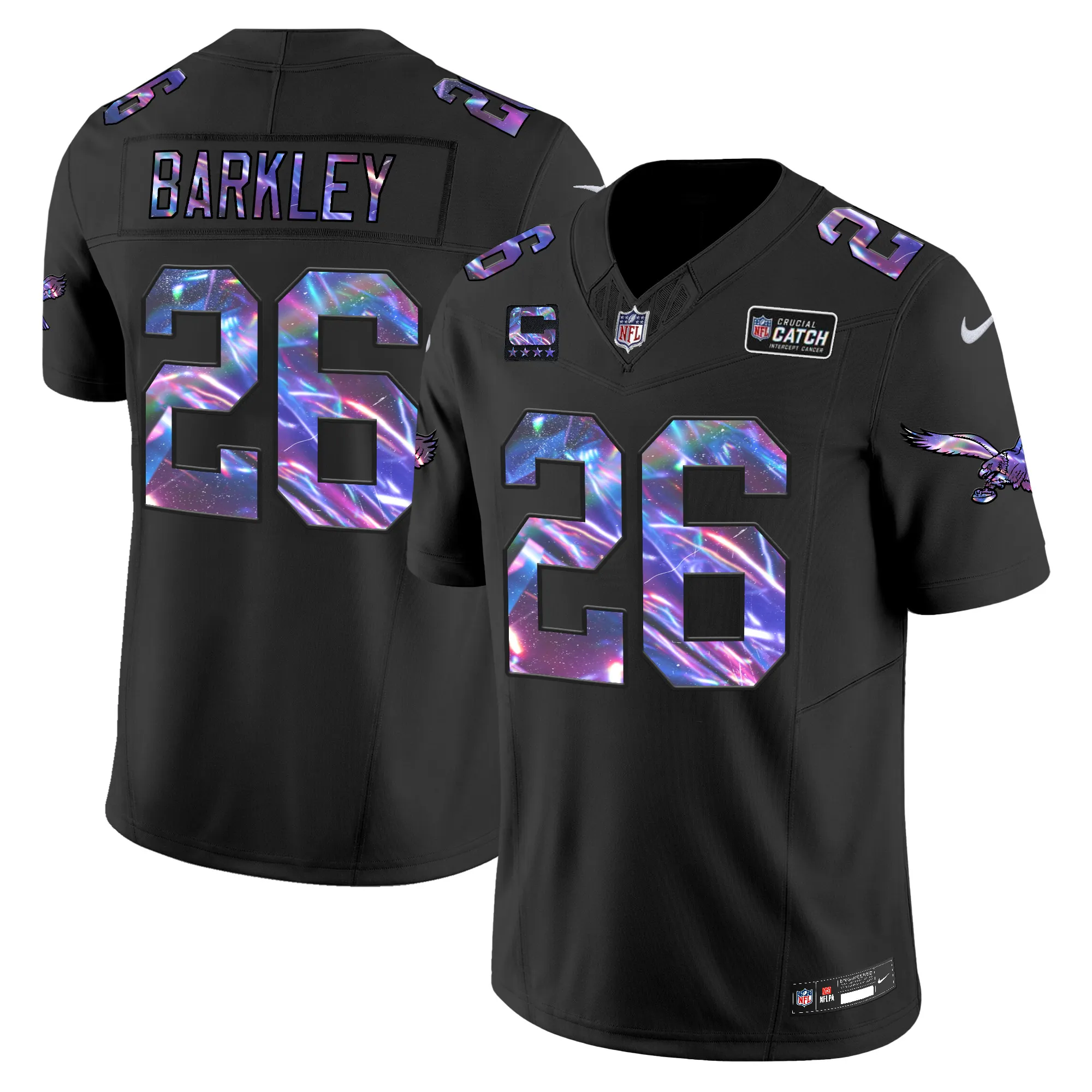 Men's Eagles 2024 Crucial Catch Vapor Limited Jersey - All Stitched