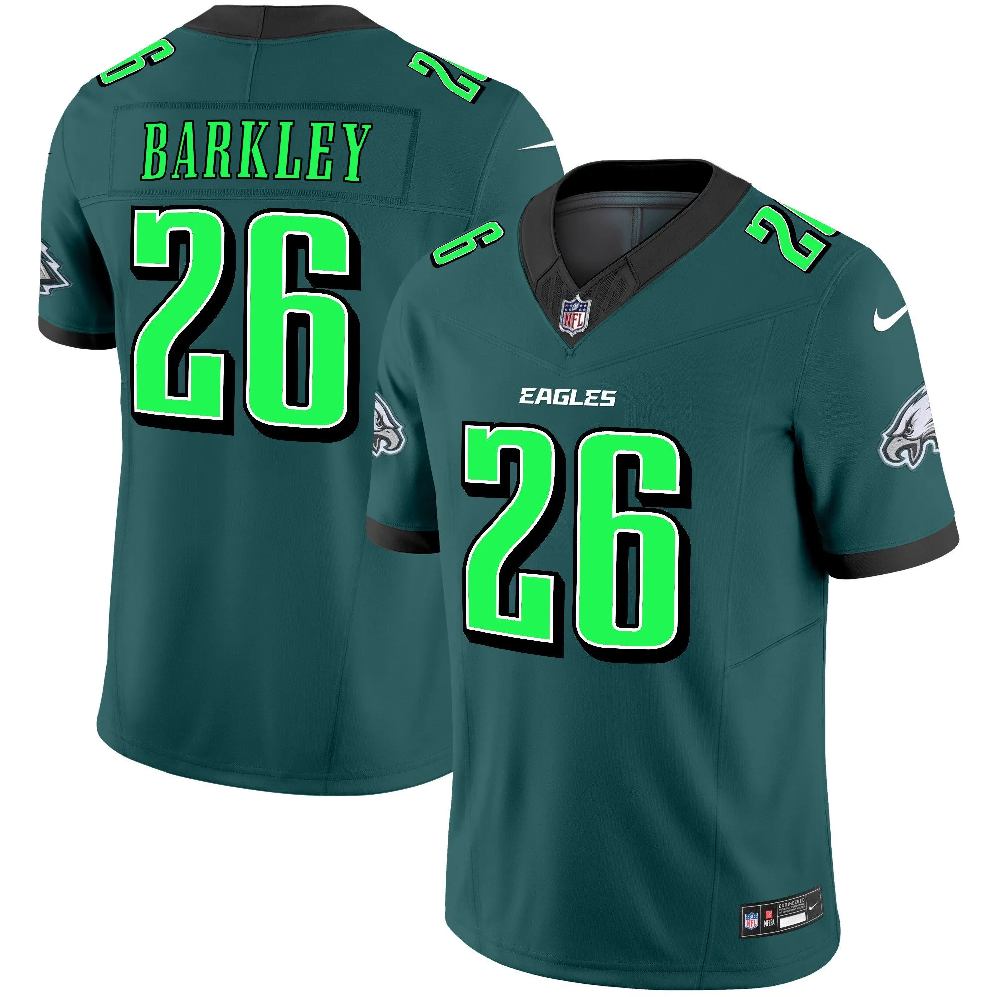 Men's Eagles 2024 Practice Vapor Limited Jersey - All Stitched