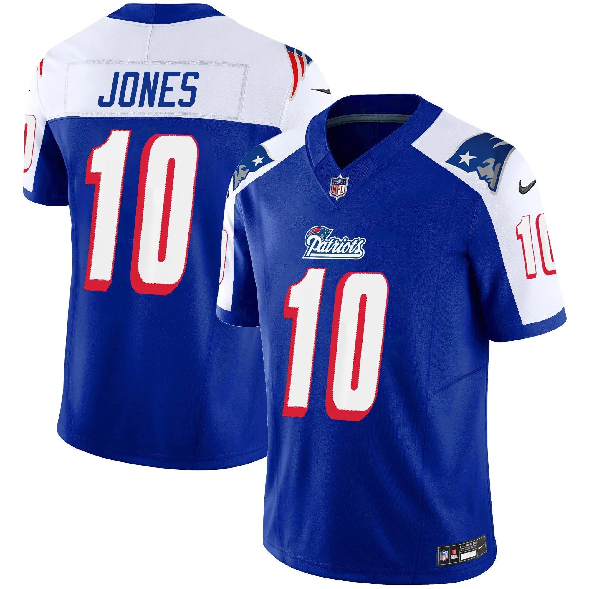 Men's Patriots 1996 Throwback Limited Vapor Jersey - All Stitched