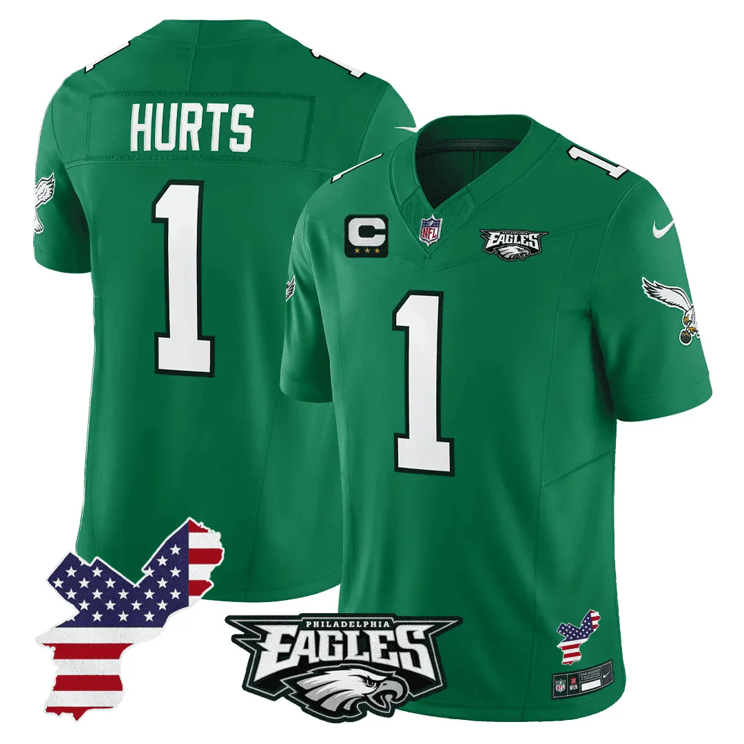 Men's Philadelphia Eagles Philadelphia Patch Jersey - All Stitched