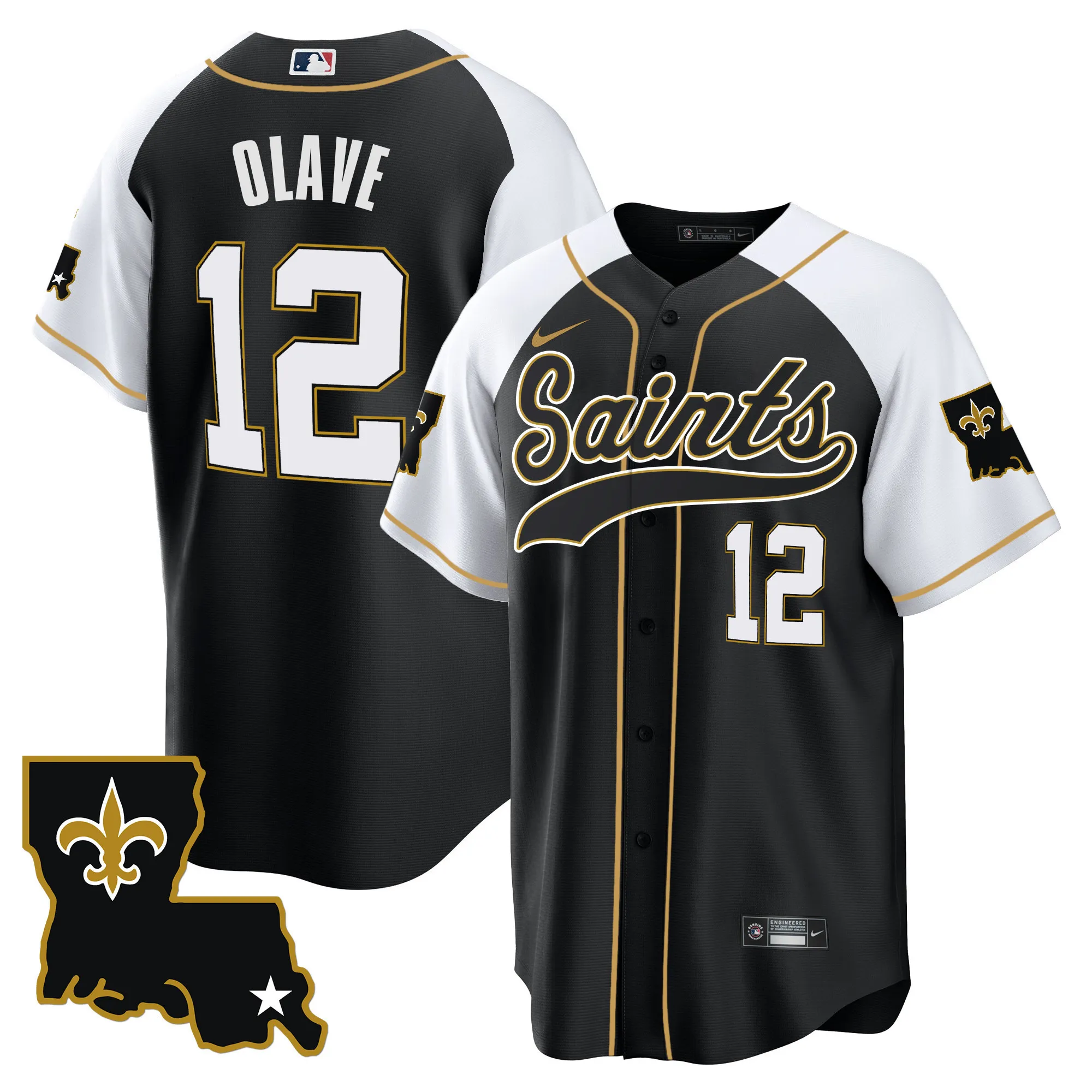 Men's Saints 1987 Legacy Cool Base Jersey - All Stitched