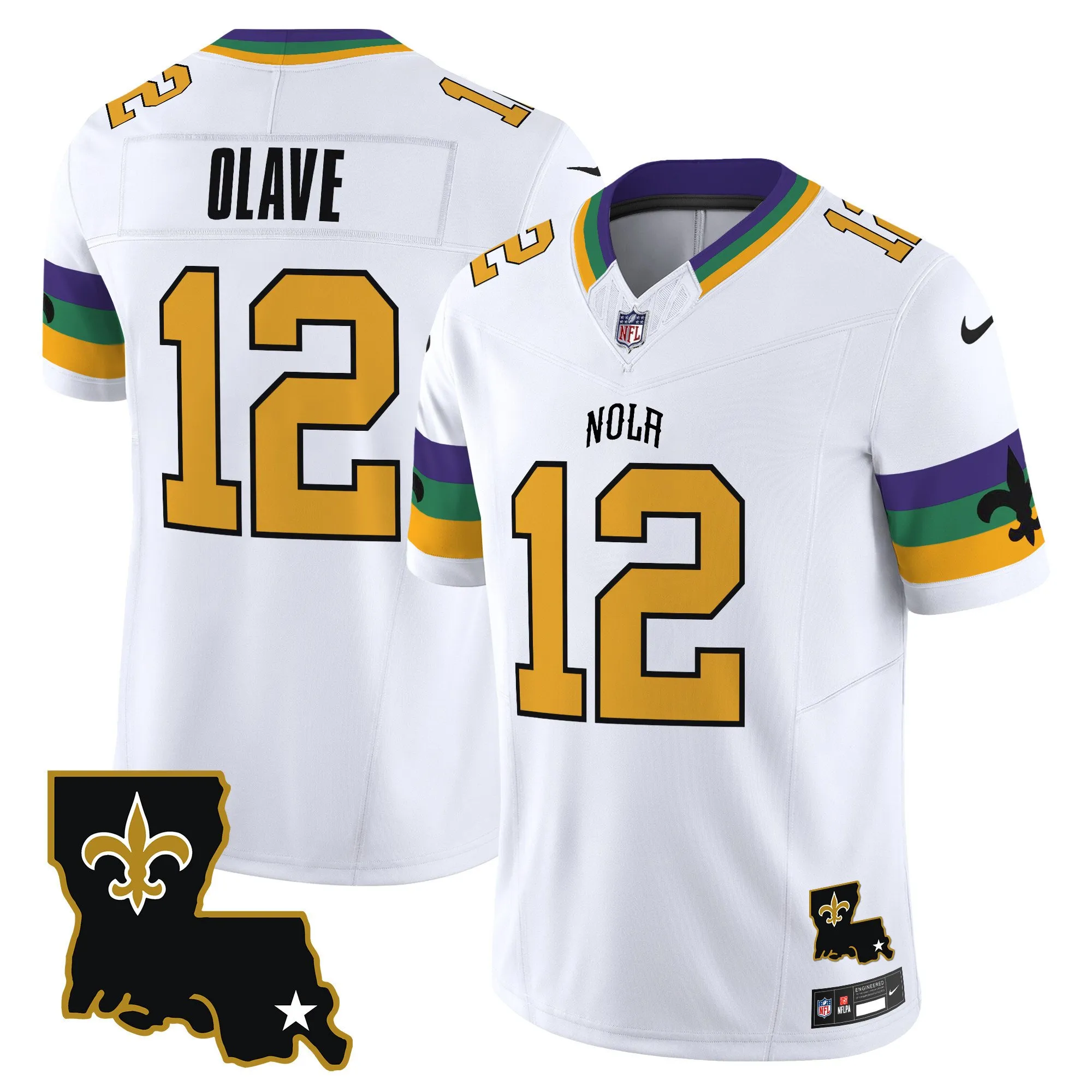Men's Saints 2024 New Orleans City Vapor Limited Jersey - All Stitched