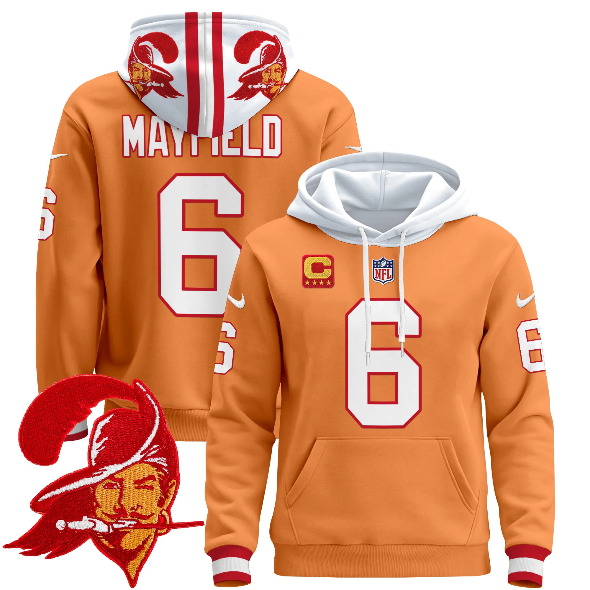 Men's Tampa Bay Buccaneers 2024 Pullover Hoodie - All Stitched