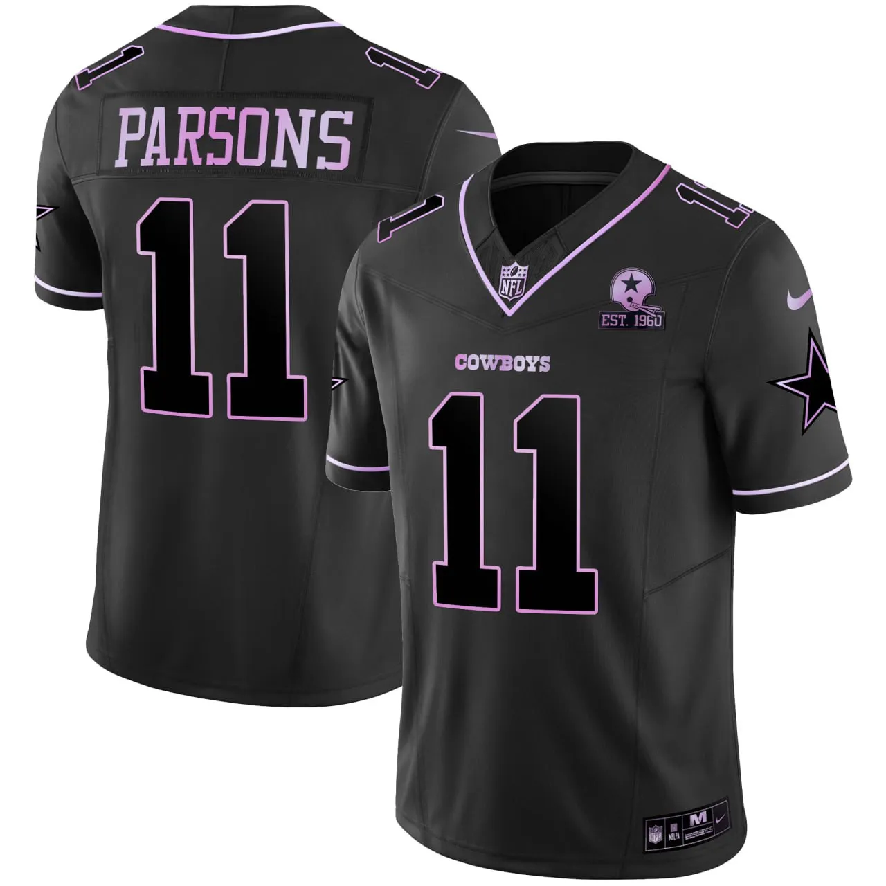 Micah Parsons Dallas Cowboys Deep Purple Jersey - All Stitched
