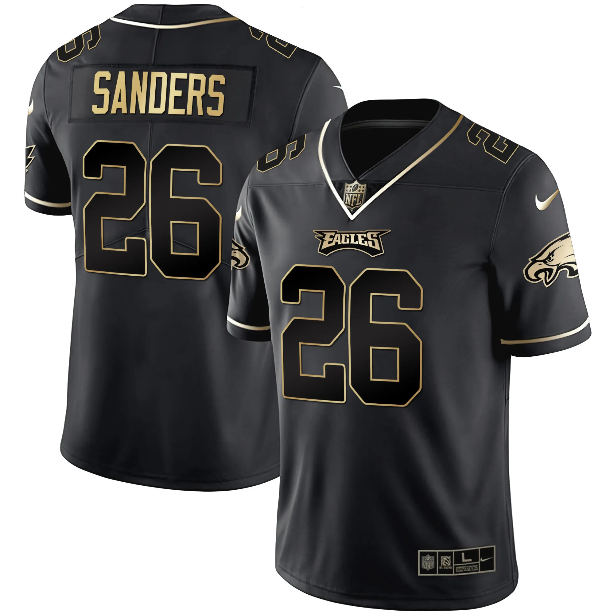 Miles Sanders Eagles - All Stitched