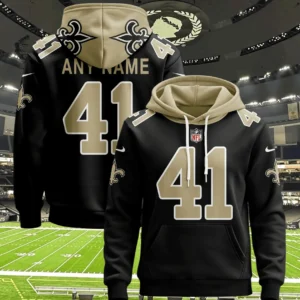 New Orleans Saints Pullover Custom Hoodie - All Stitched