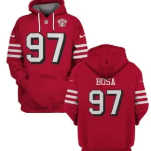 Nick Bosa San Francisco 49ers Red Hoodie