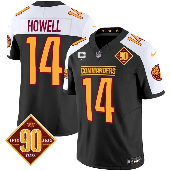 Sam Howell Washington Commanders Black Alternate Jersey - All Stitched