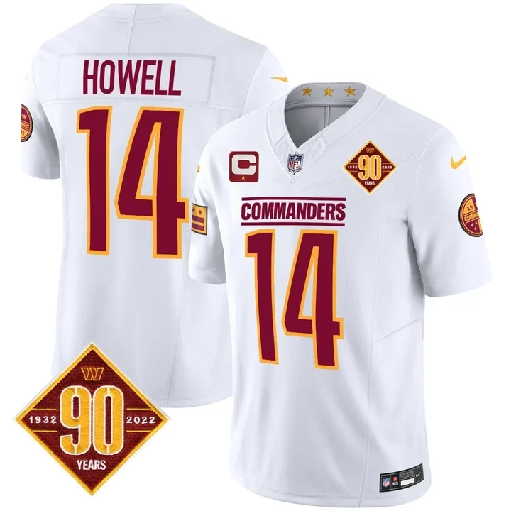 Sam Howell Washington Commanders White Jersey - All Stitched