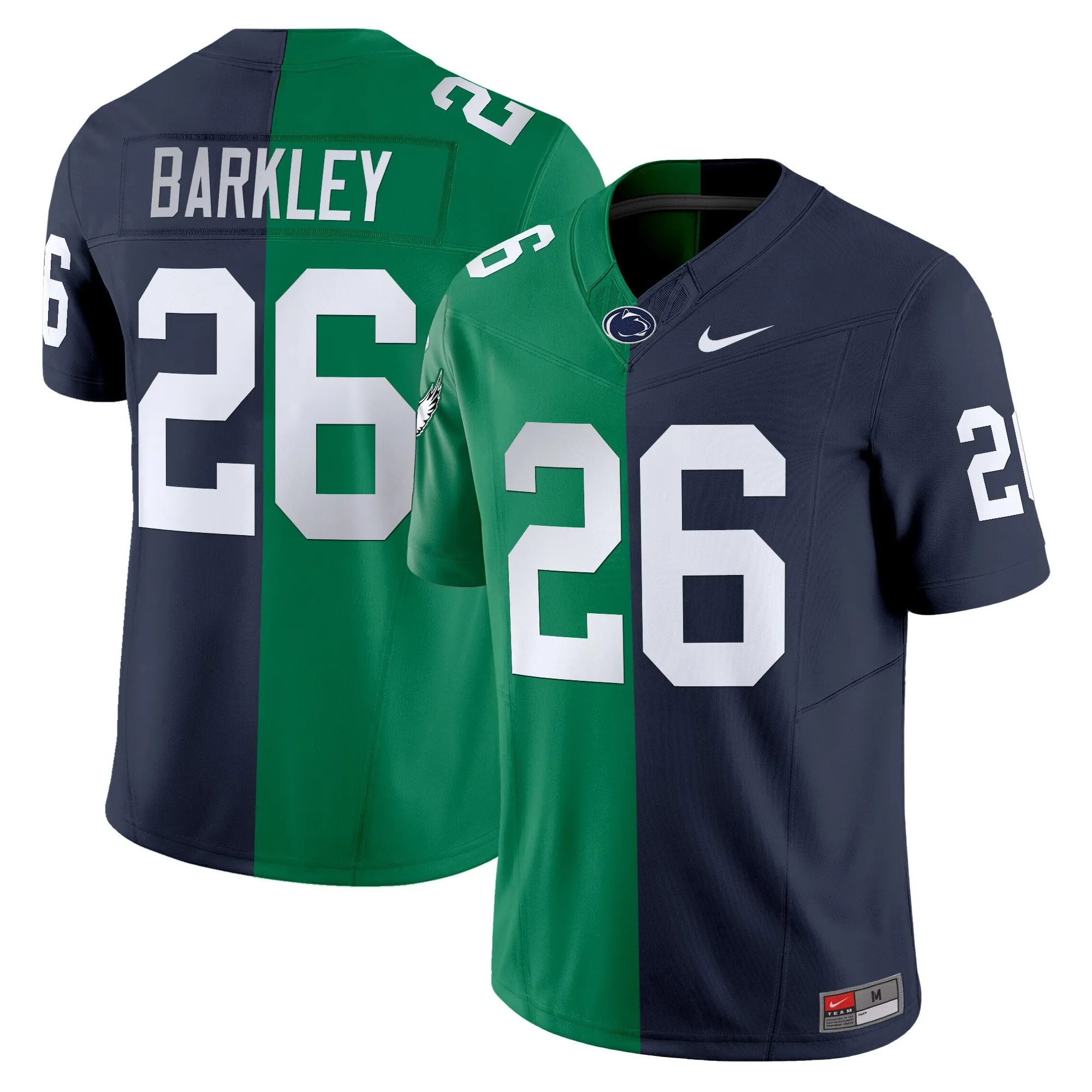 Saquon Barkley Eagles Split Vapor Limited Jersey - All Stitched