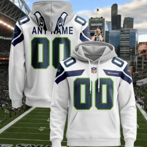 Seattle Seahawks Pullover Custom Hoodie - All Stitched
