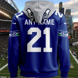 Seattle Seahawks Pullover Custom Hoodie V2 - All Stitched
