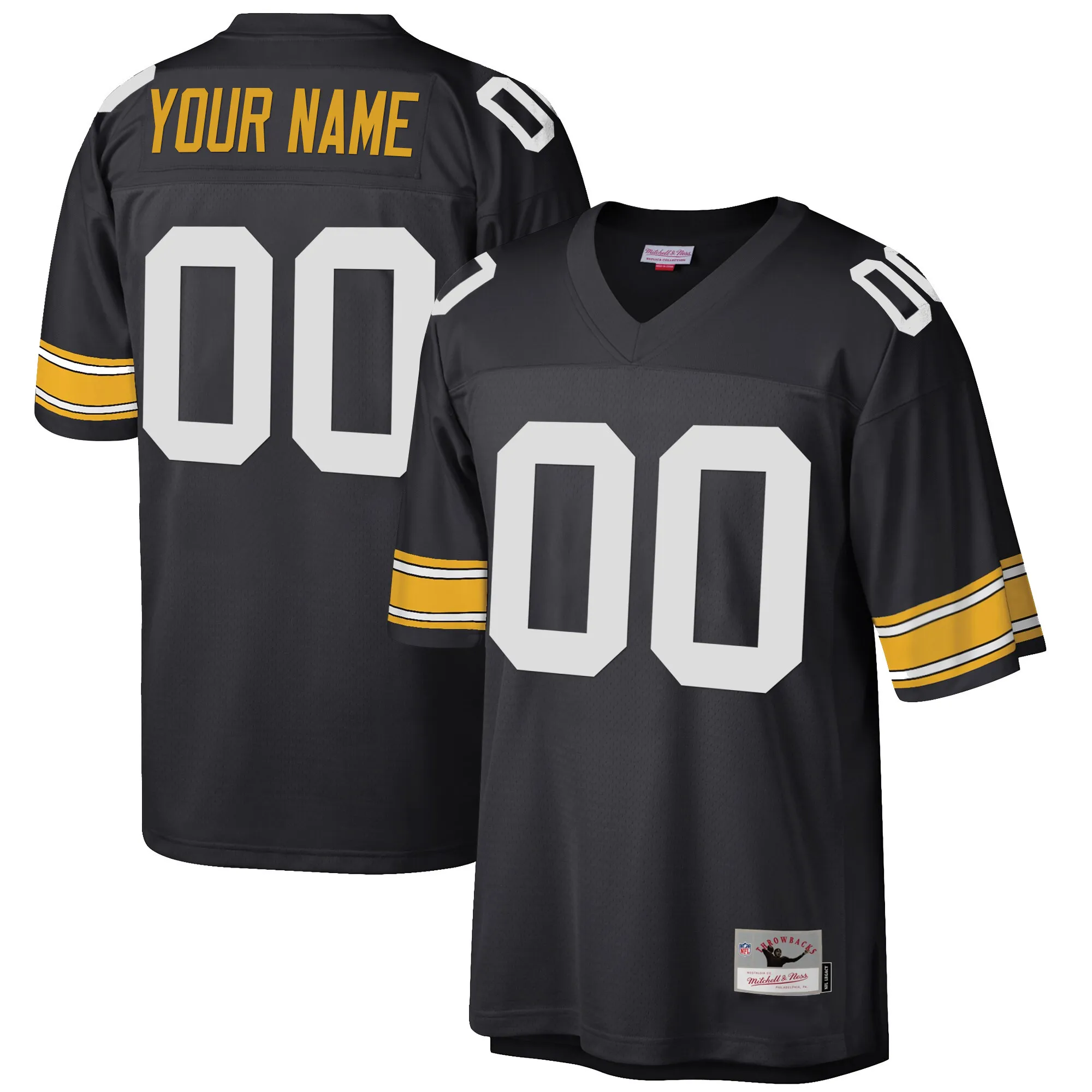 Steelers Big & Tall 1996 Retired Custom Jersey - All Stitched