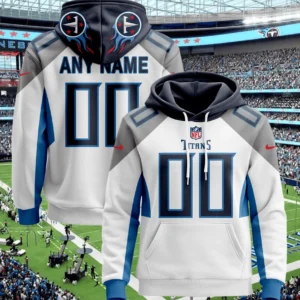 Tennessee Titans Pullover Custom Hoodie - All Stitched