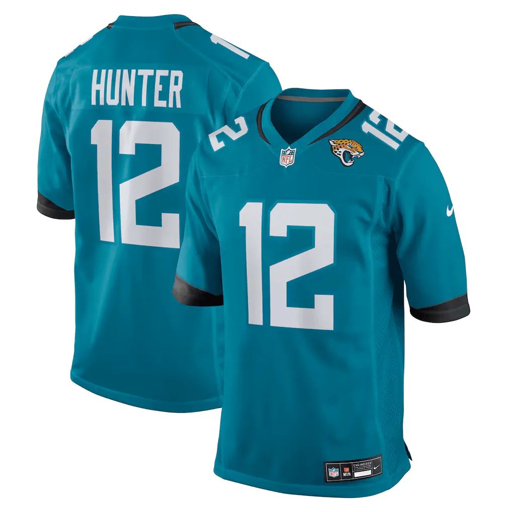 Travis Hunter Jacksonville Jaguars 2025 Draft First Round Pick Game Jersey - All Stitched