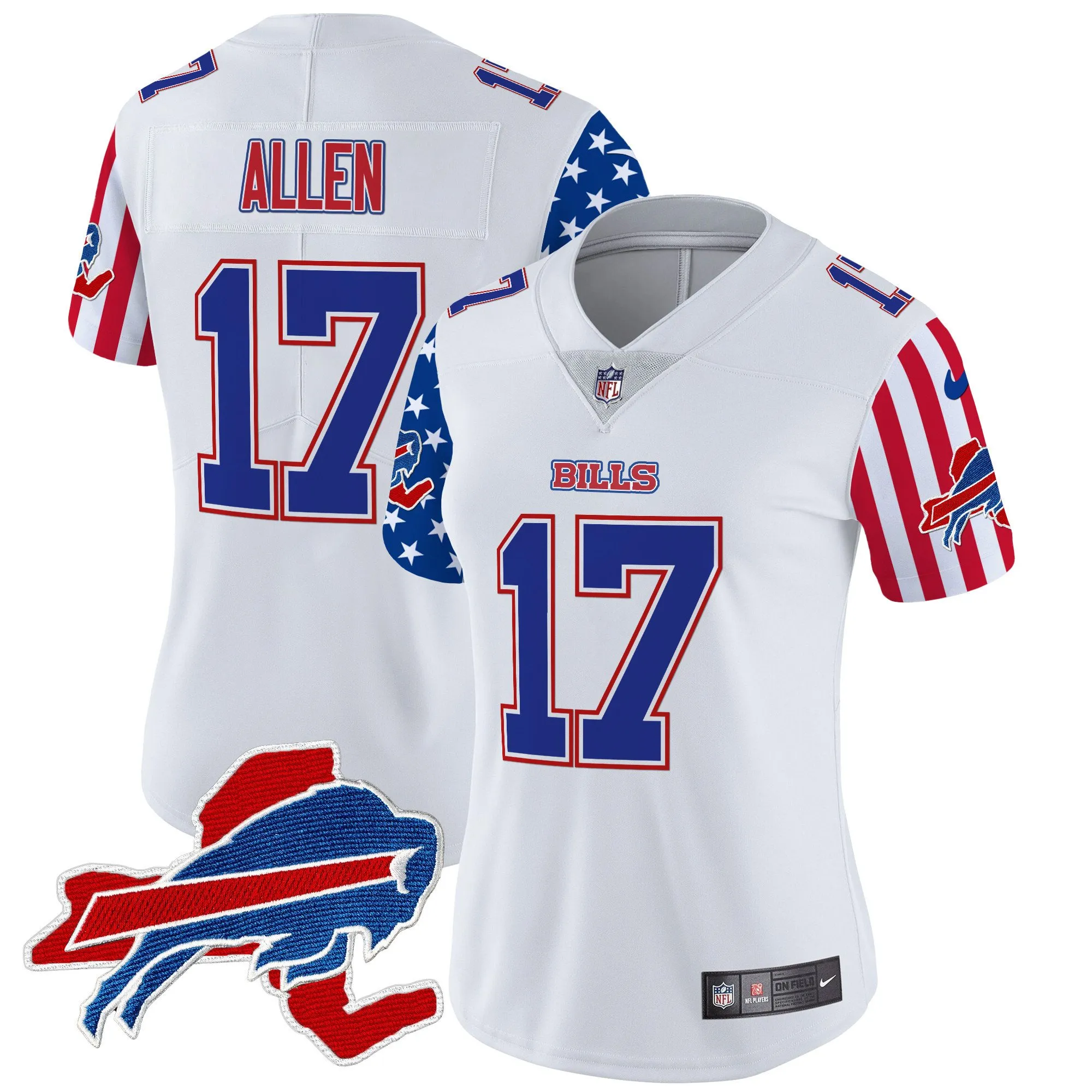 Women's Bills American Style Vapor Limited Jersey - All Stitched