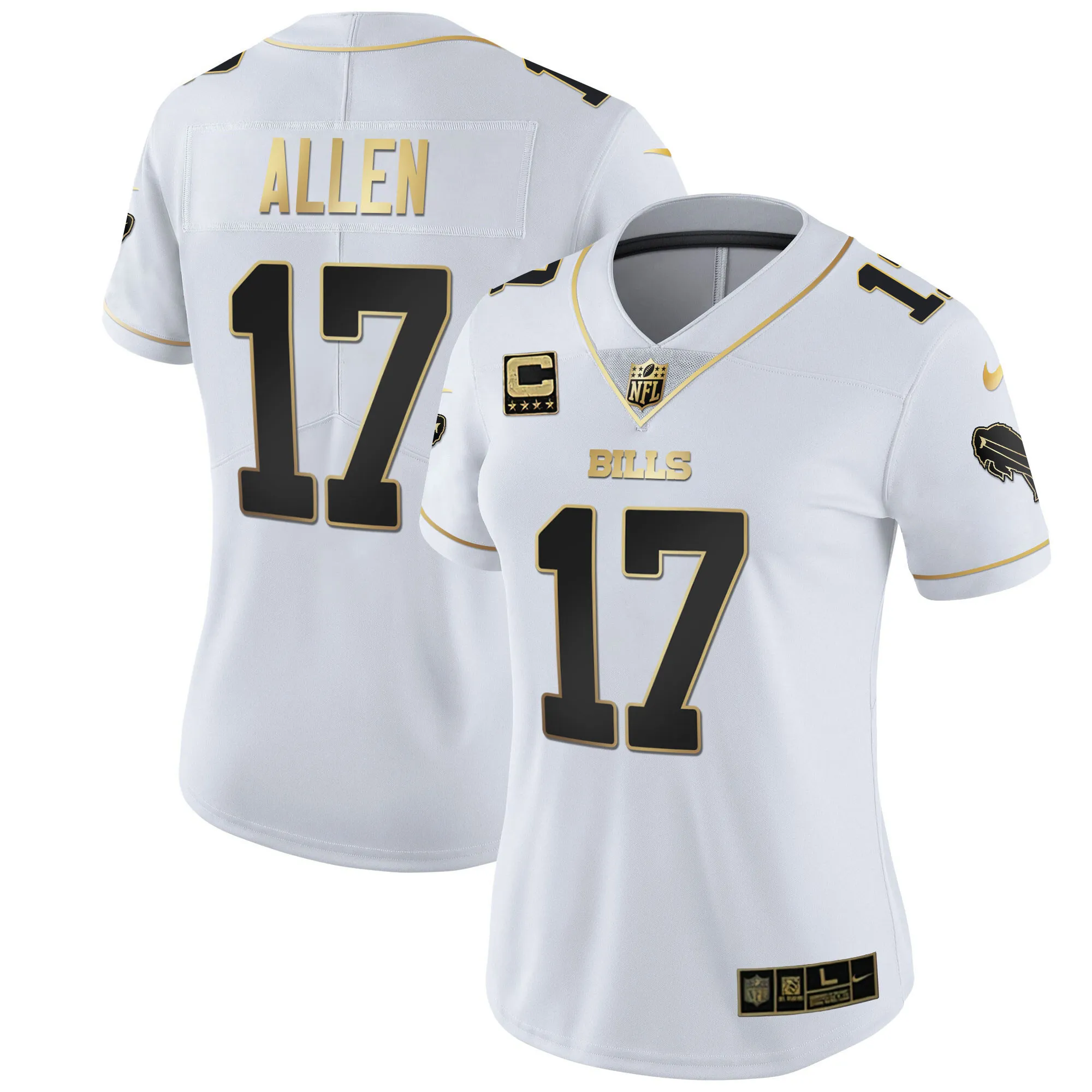 Women's Bills White Gold & Black Gold - All Stitched
