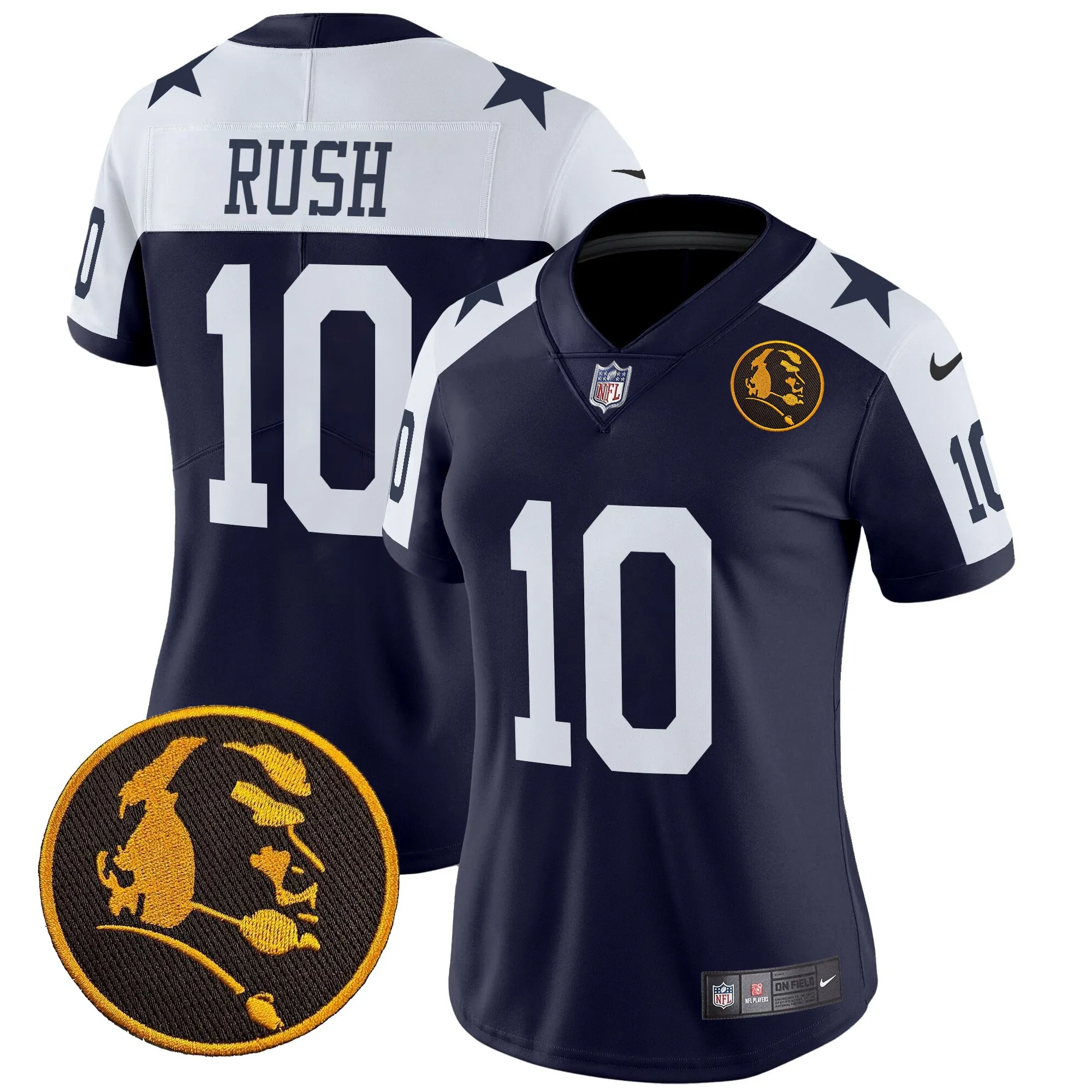 Women's Cowboys Texas & John Madden Patch Vapor Limited Jersey V2 - All Stitched