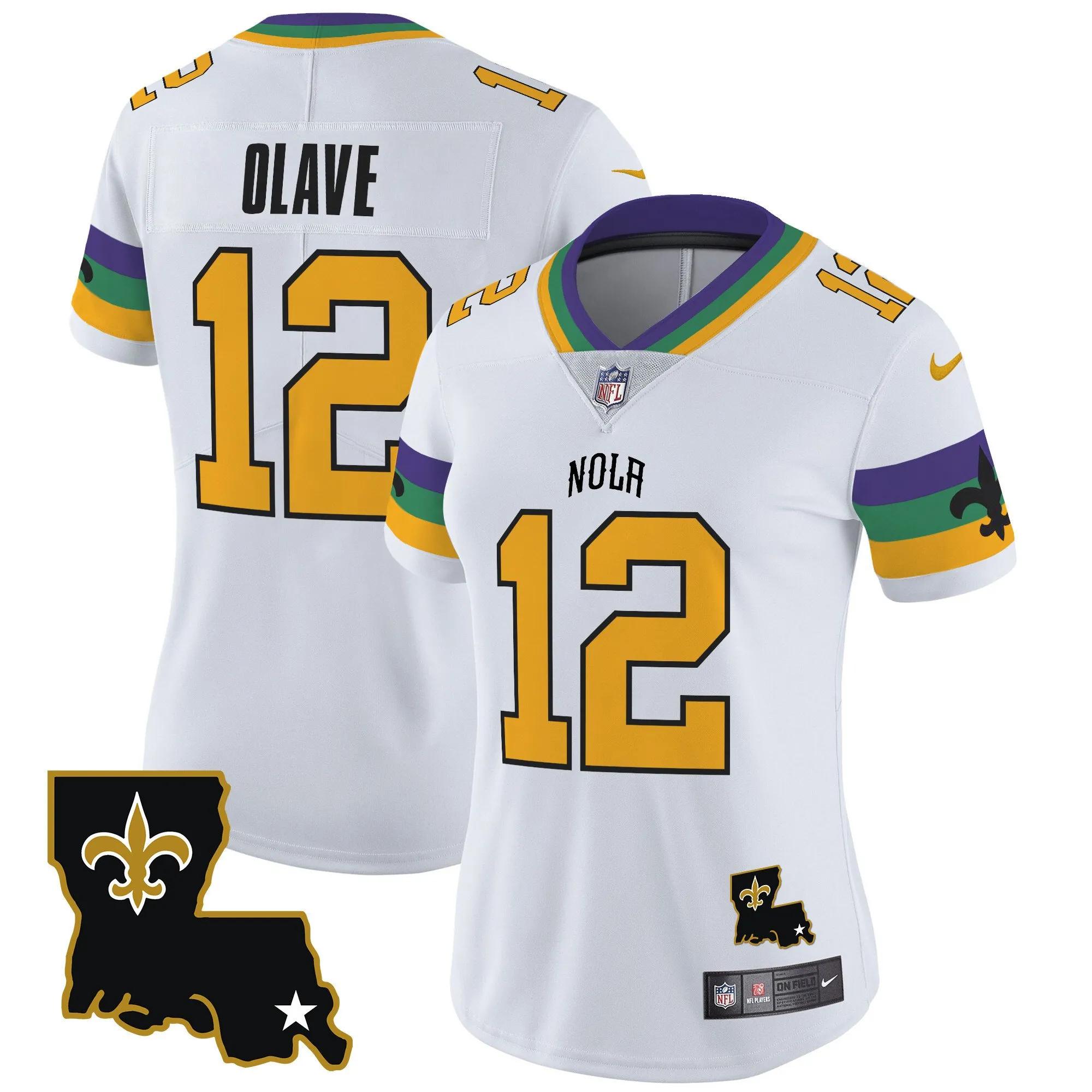 Women's Saints 2024 New Orleans City Vapor Limited Jersey - All Stitched