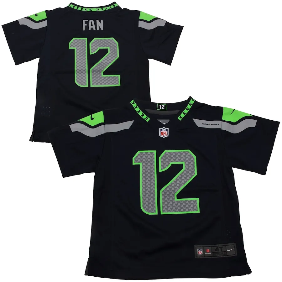 12s Seattle Seahawks Nike Toddler Game Jersey - Navy