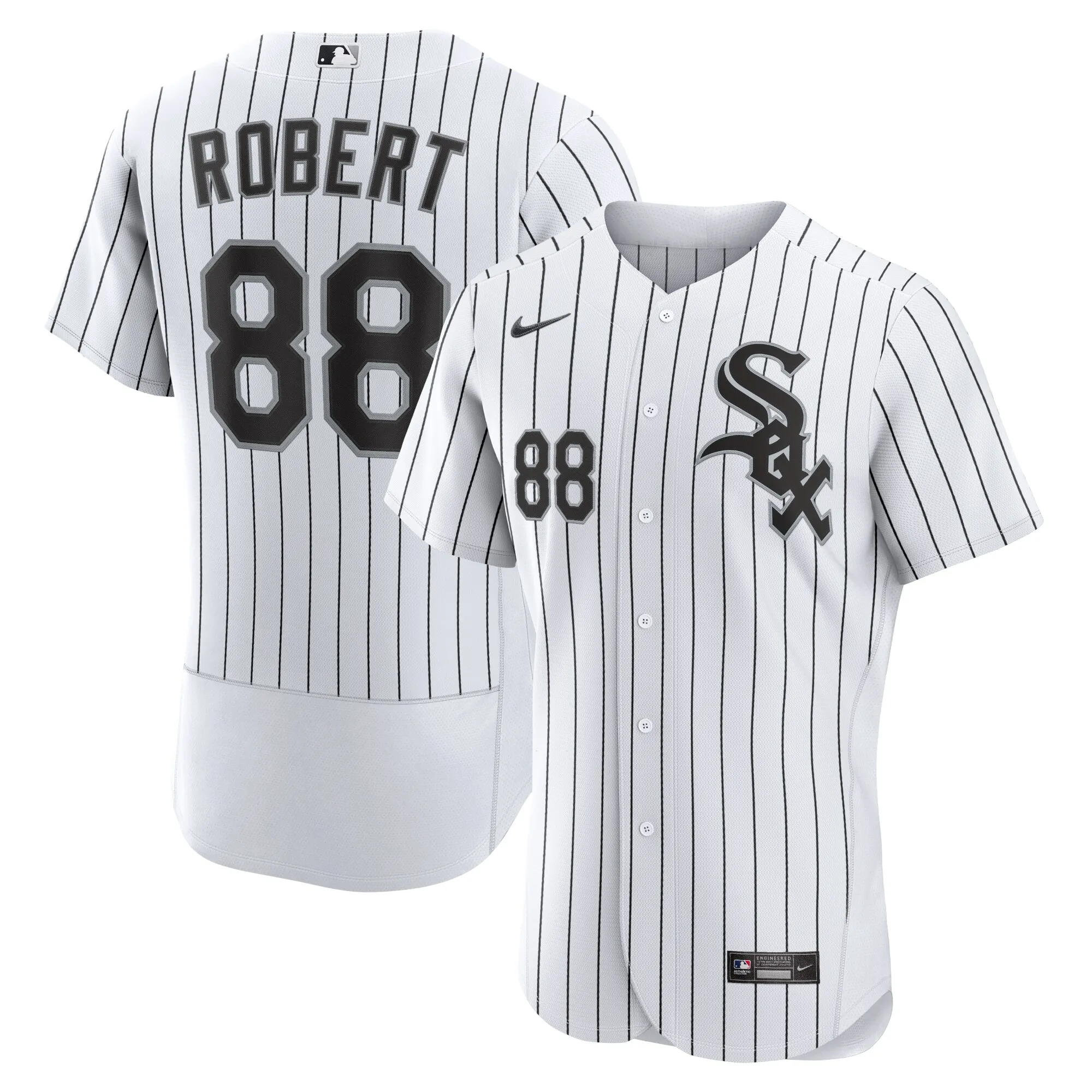 Luis Robert Chicago White Sox Nike Home Authentic Player Jersey - White-Black