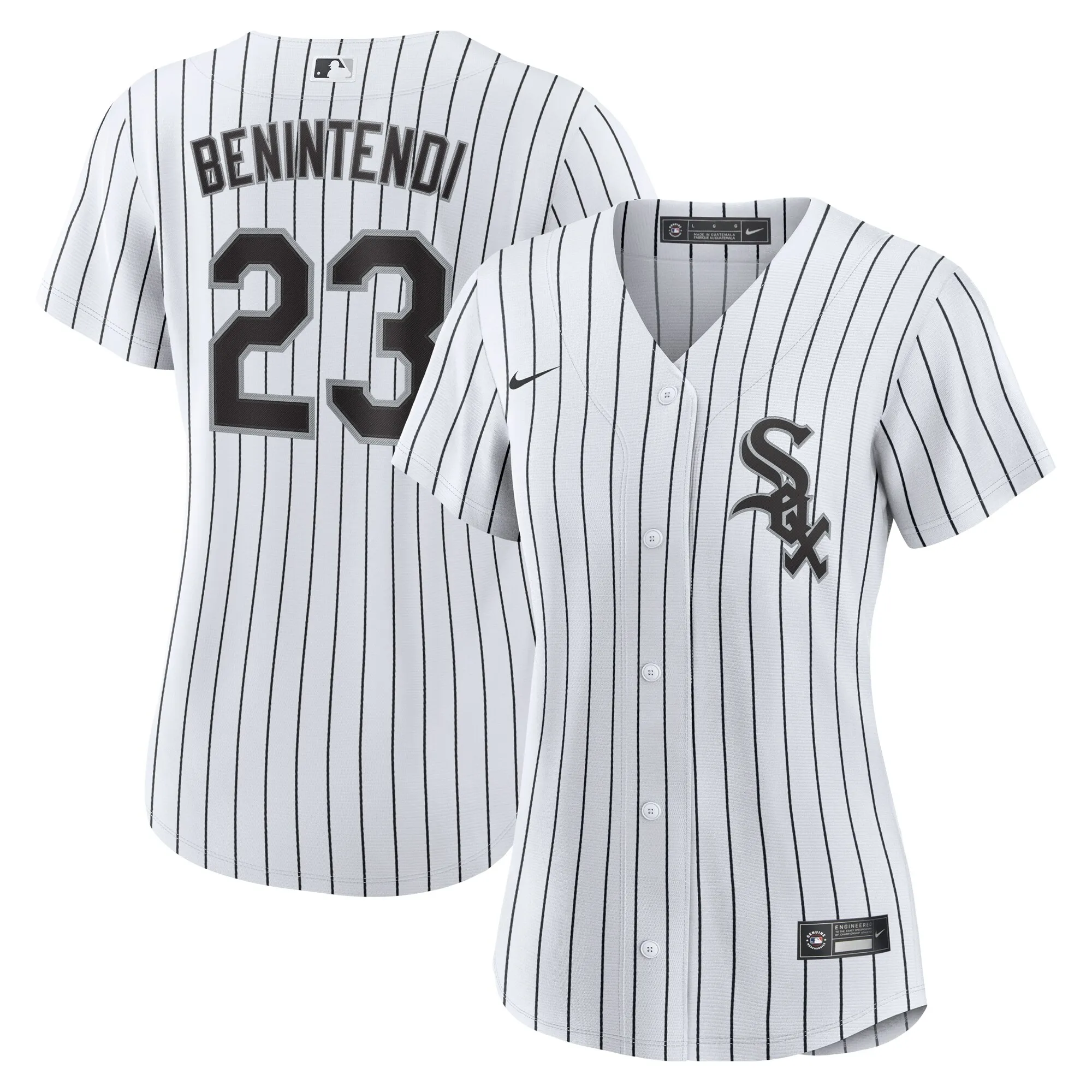 Andrew Benintendi Chicago White Sox Nike Women's Home Official Player Jersey - White-Black