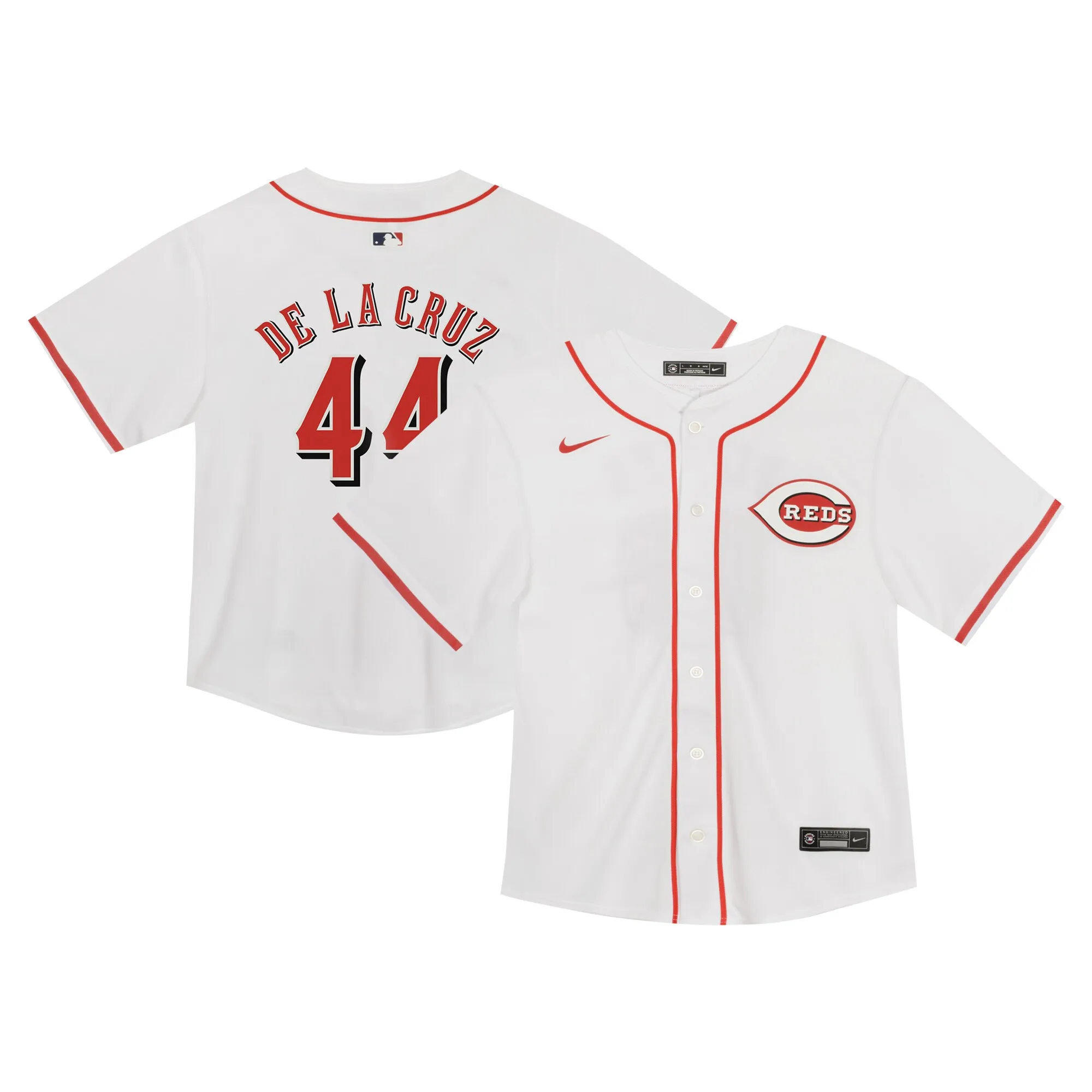 Elly De La Cruz Cincinnati Reds Nike Infant Game Jersey - White