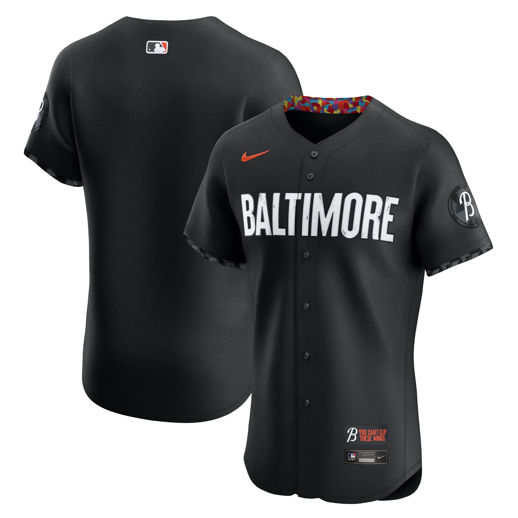 Baltimore Orioles Nike City Connect Elite Jersey - Black
