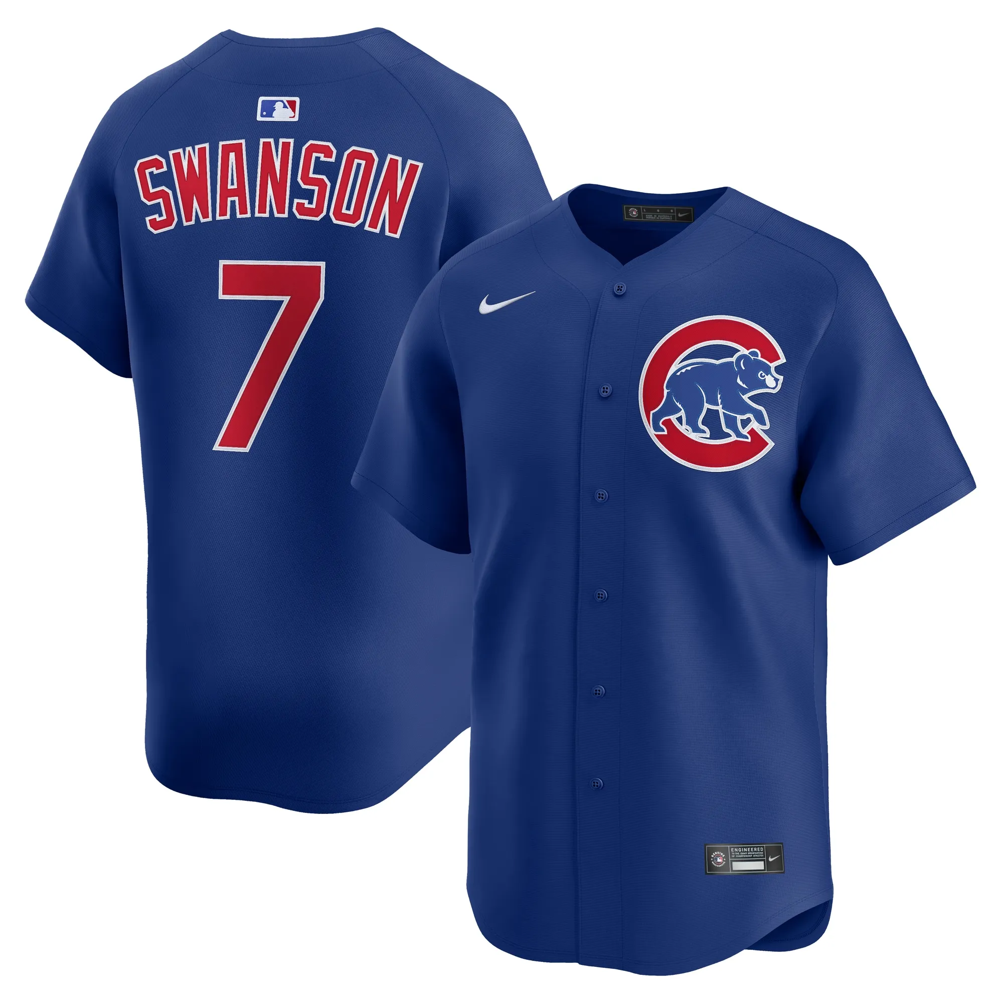 Dansby Swanson Chicago Cubs Nike Alternate Limited Jersey - Royal