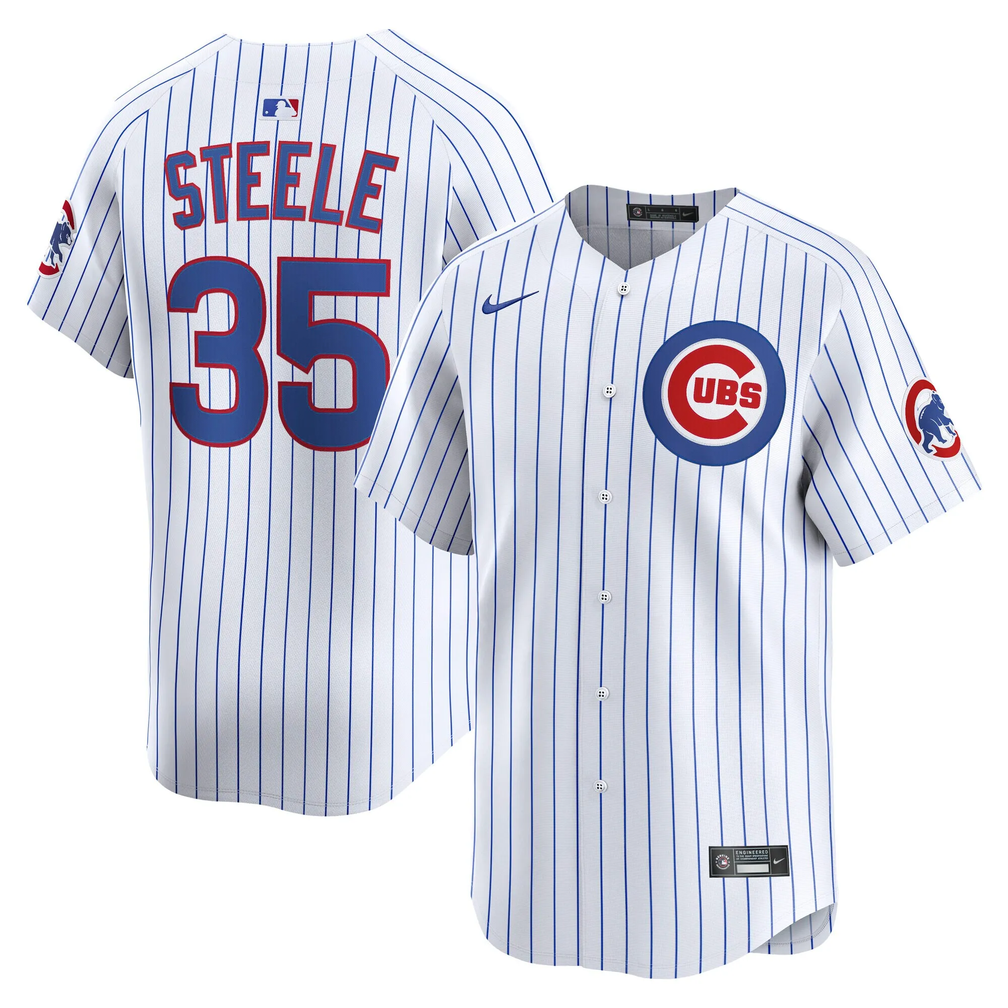 Justin Steele Chicago Cubs Nike Home Limited Player Jersey - White
