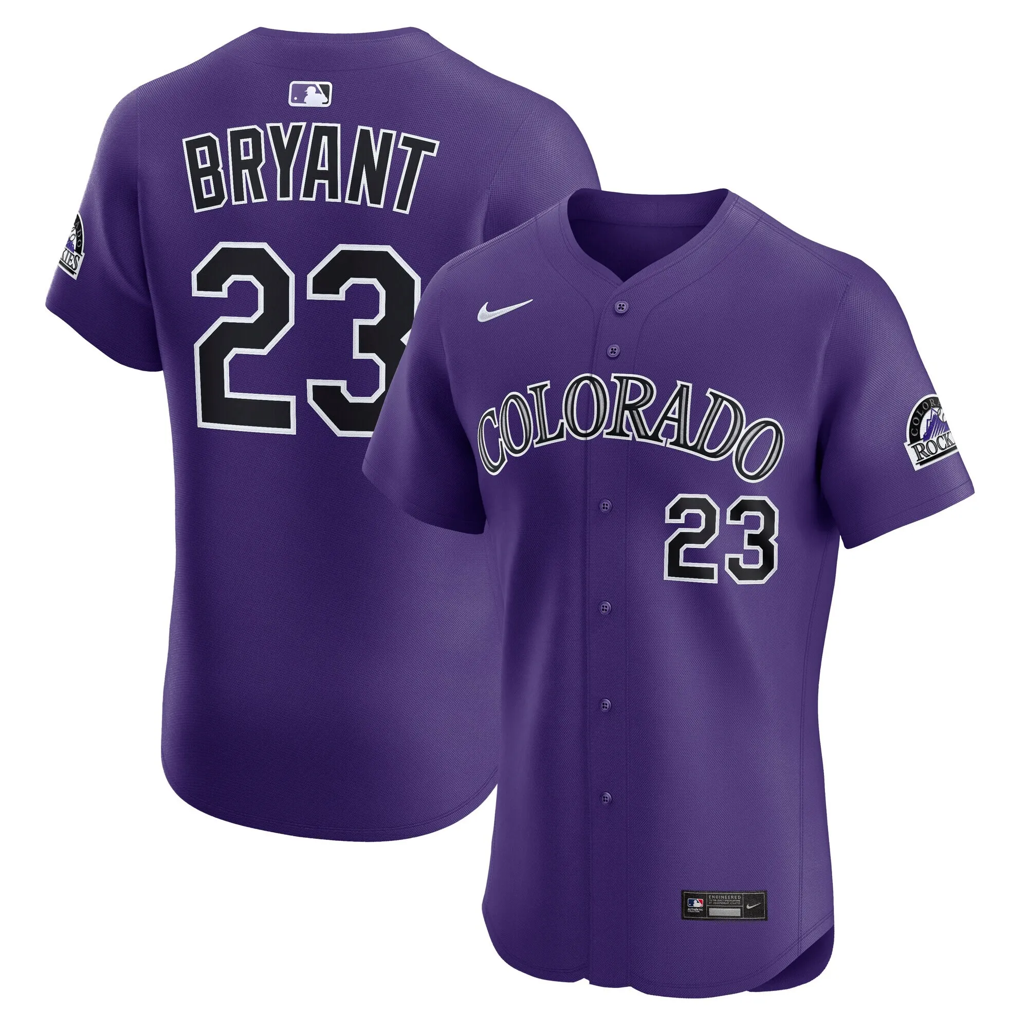 Kris Bryant Colorado Rockies Nike Alternate Elite Player Jersey - Purple