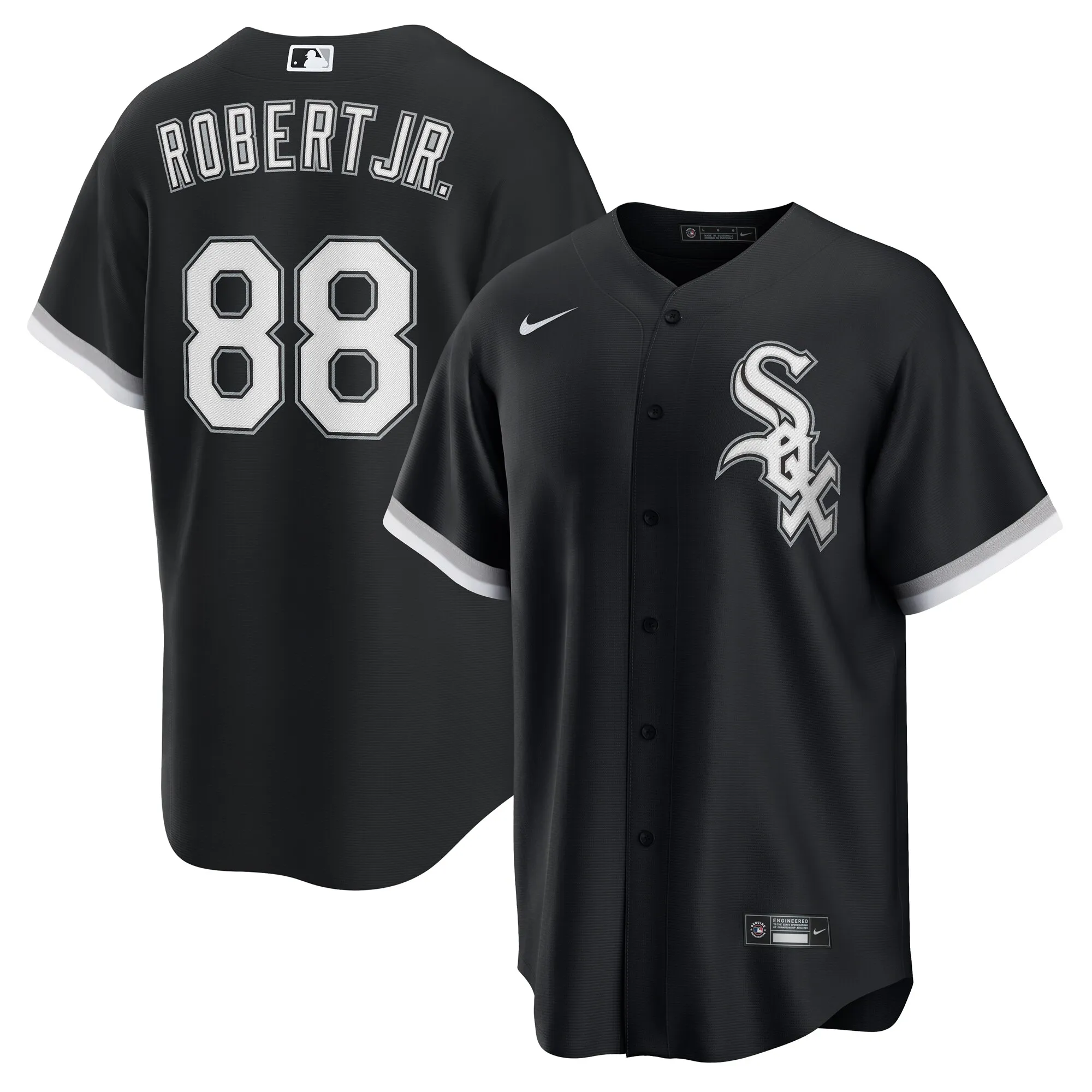 Luis Robert Jr. Chicago White Sox Nike Alternate 2 Replica Jersey - Black