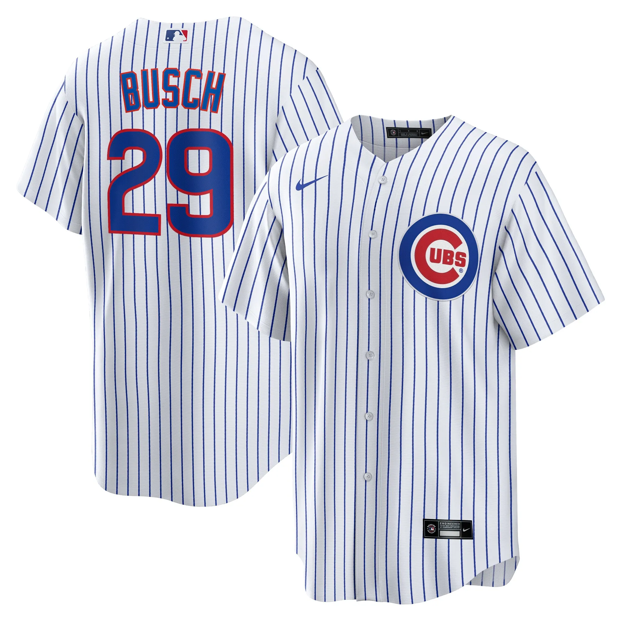 Michael Busch Chicago Cubs Nike Home Replica Jersey - White